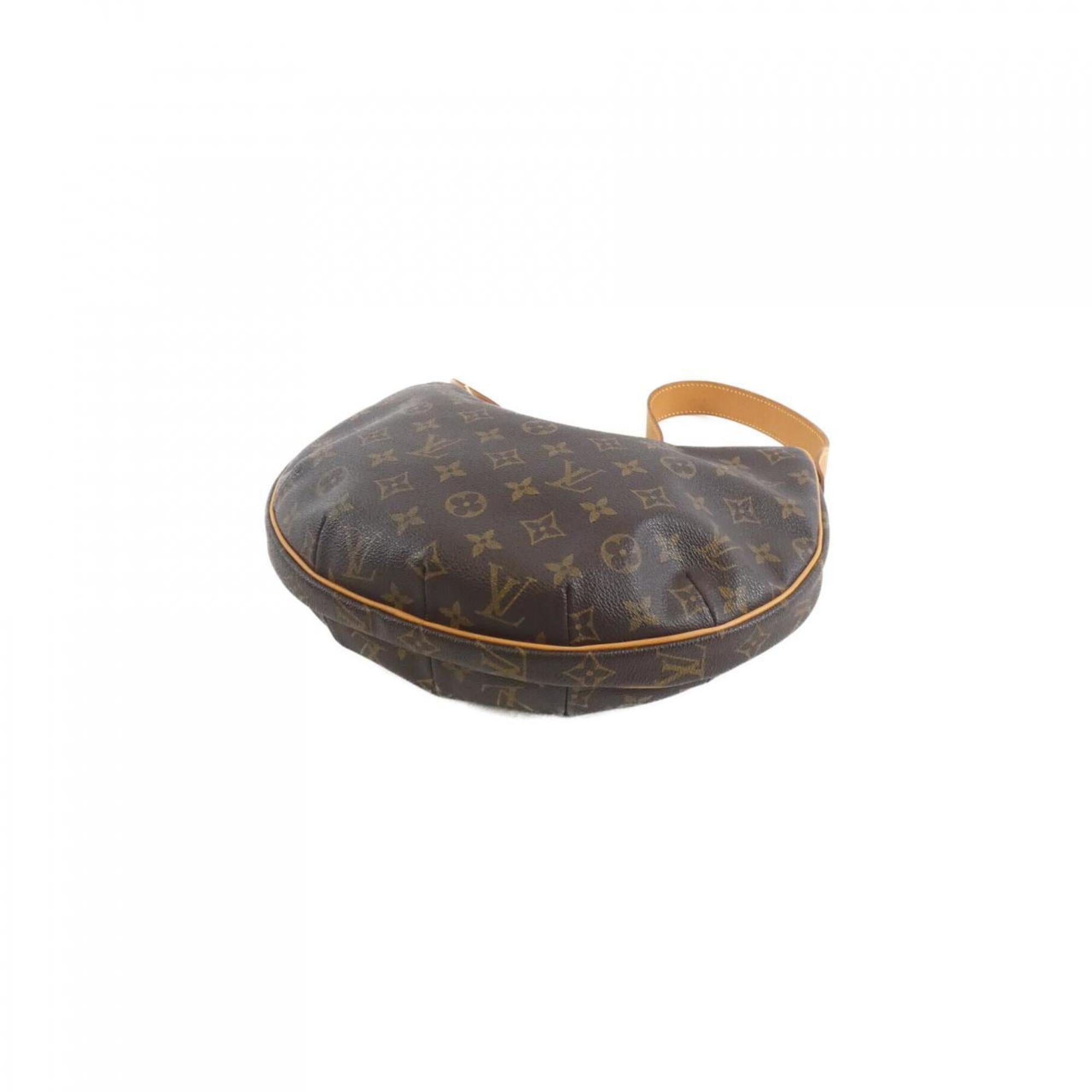 Louis Vuitton Marron Coated Canvas Shoulder Bag (Pre-Owned)