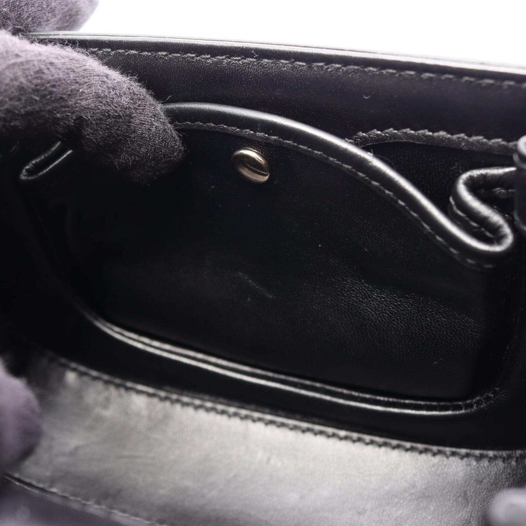Gucci Black Leather Handbag (Pre-Owned)