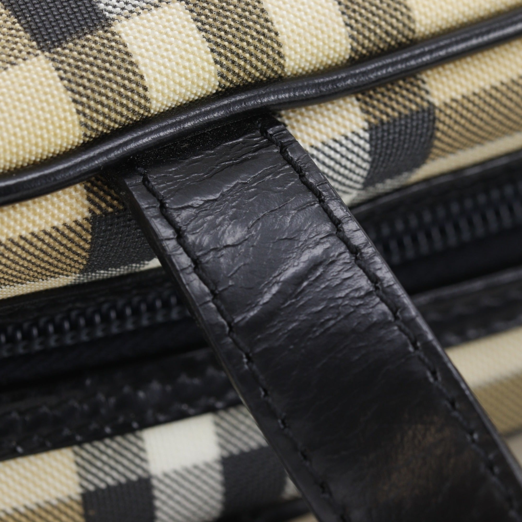 Burberry Beige Pvc Handbag (Pre-Owned)