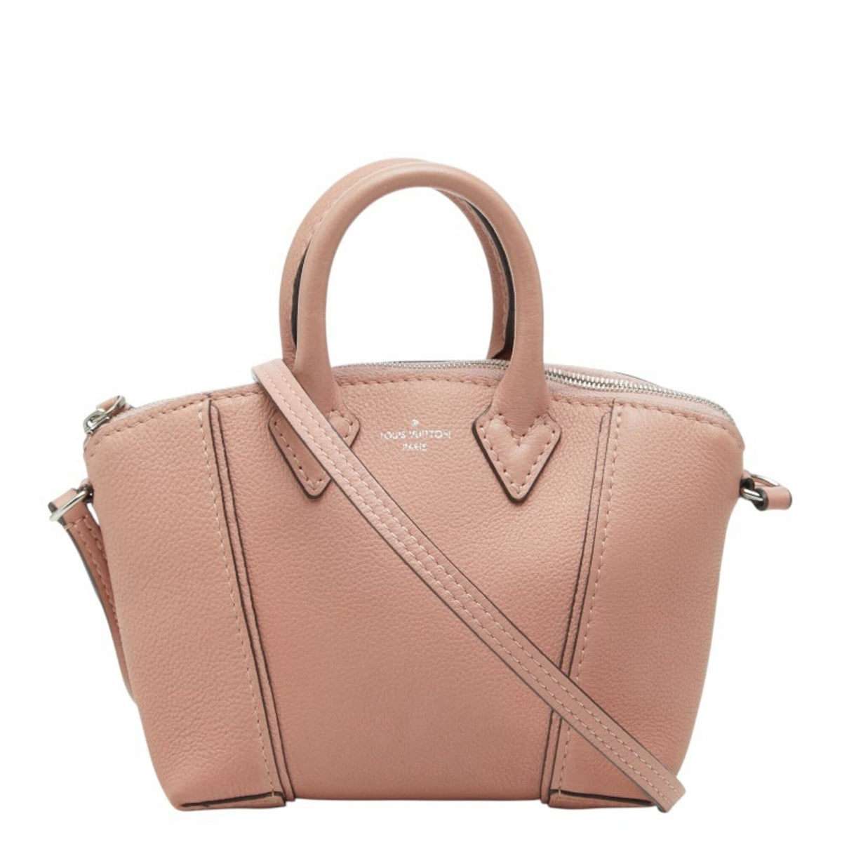 Louis Vuitton Magnolia Pink Leather Handbag Shoulder Bag (Pre-Owned)