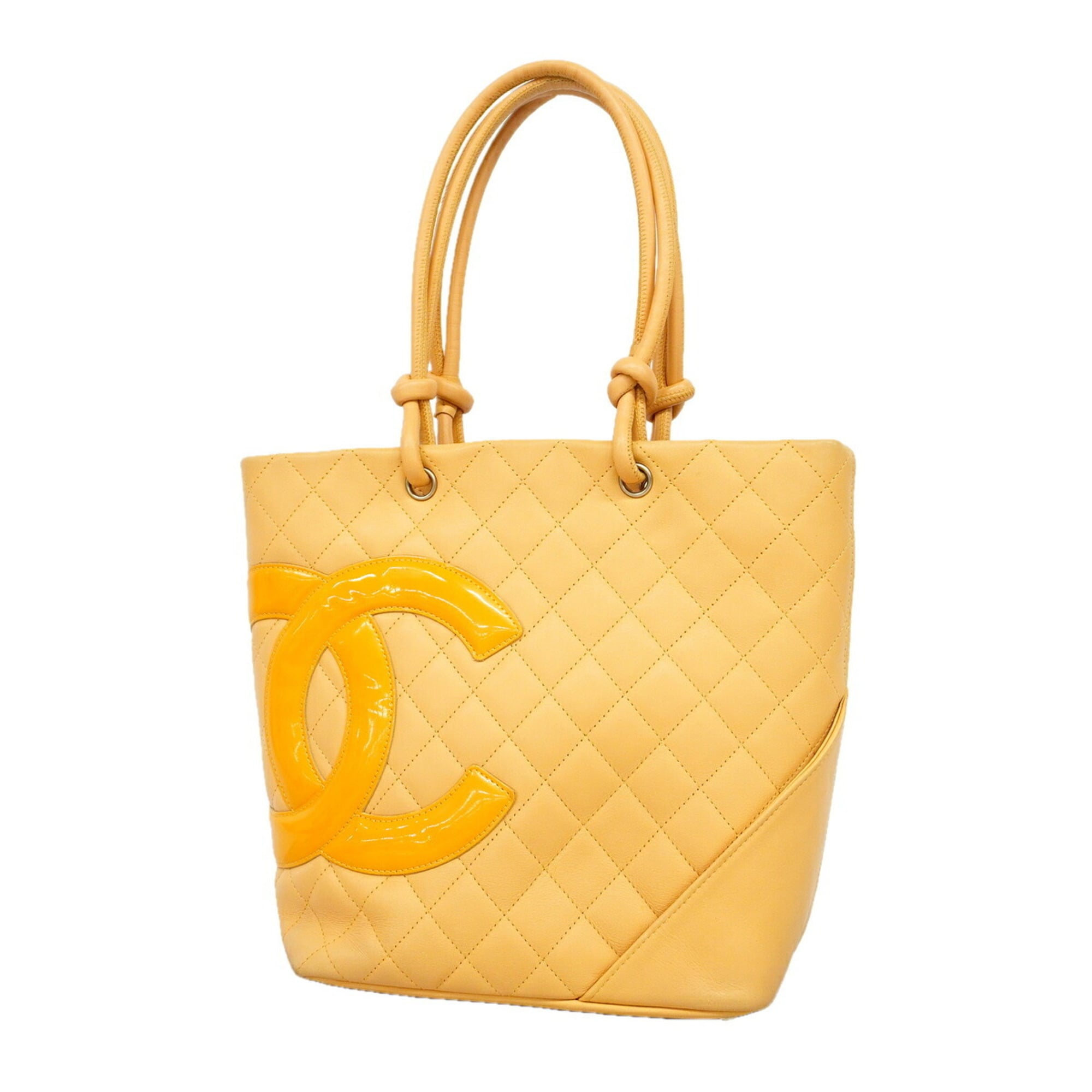 Chanel Beige Leather Tote Bag (Pre-Owned)