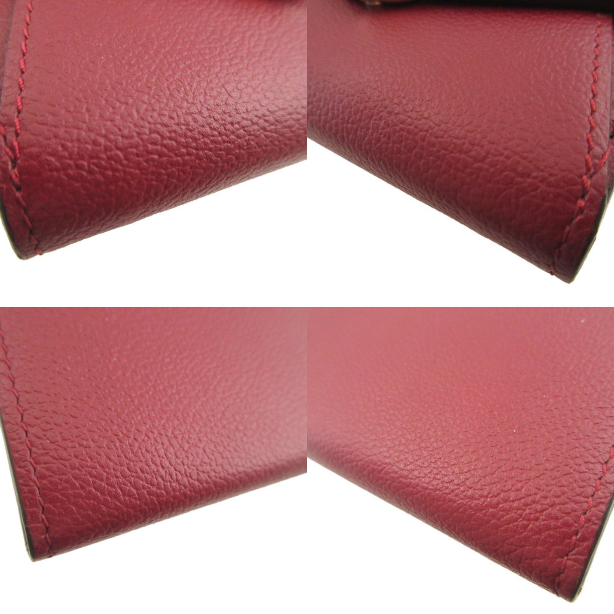 Cartier Bordeaux Leather Wallet (Bi-Fold) (Pre-Owned)