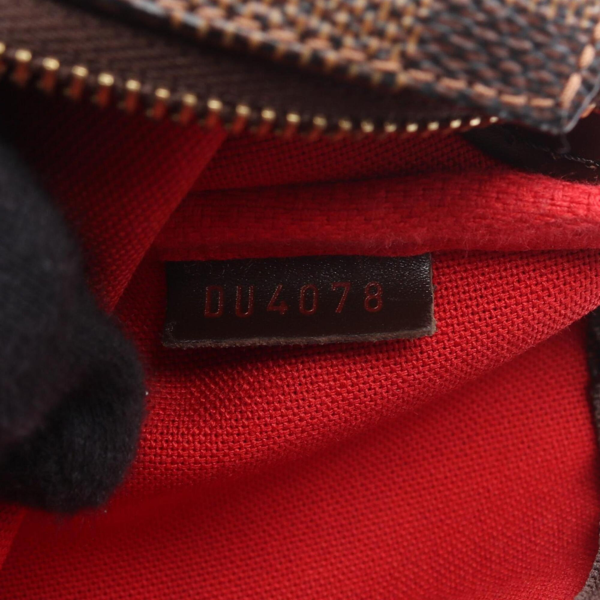 Louis Vuitton Brown Coated Canvas Leather Handbag (Pre-Owned)