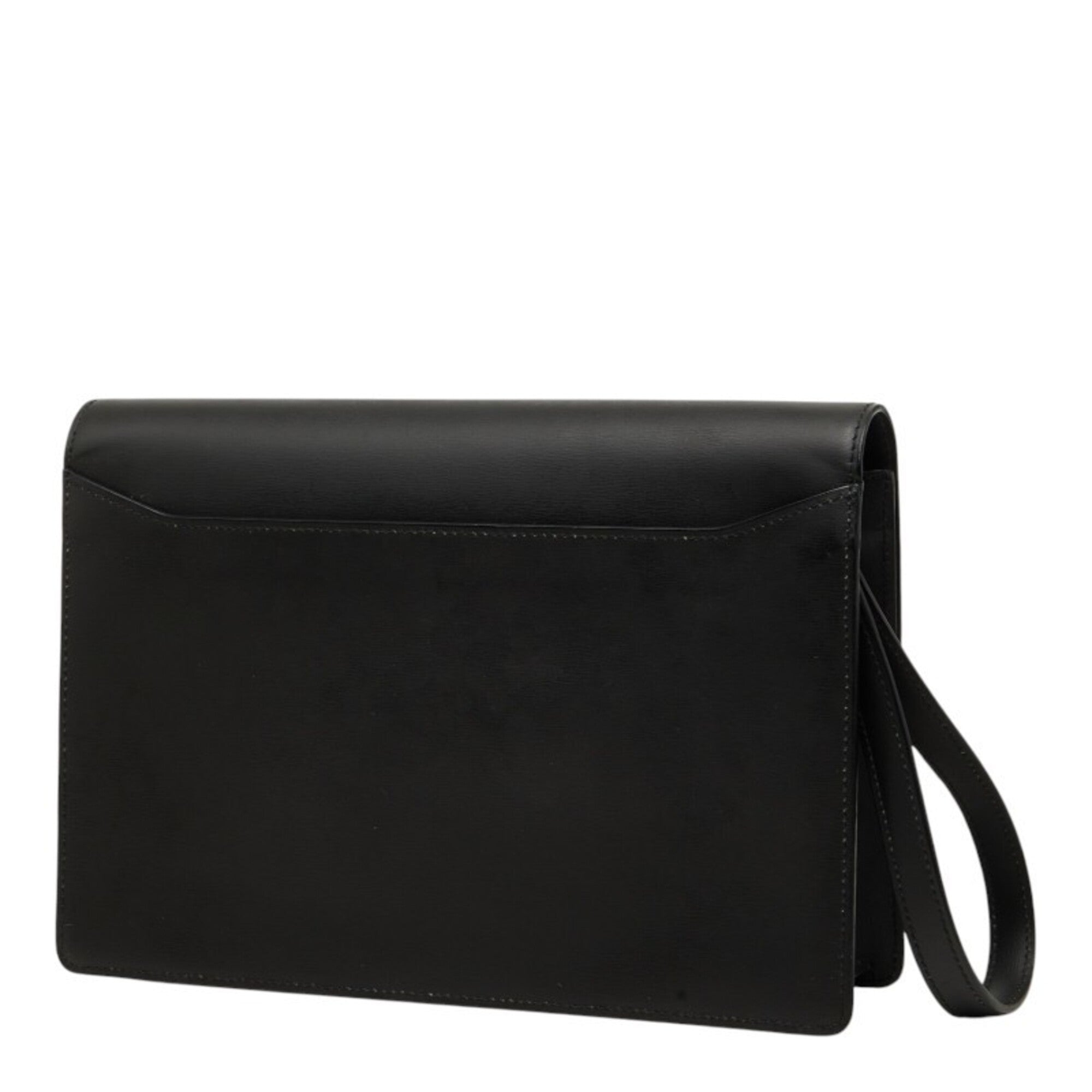 Cartier Black Leather Clutch Bag (Pre-Owned)