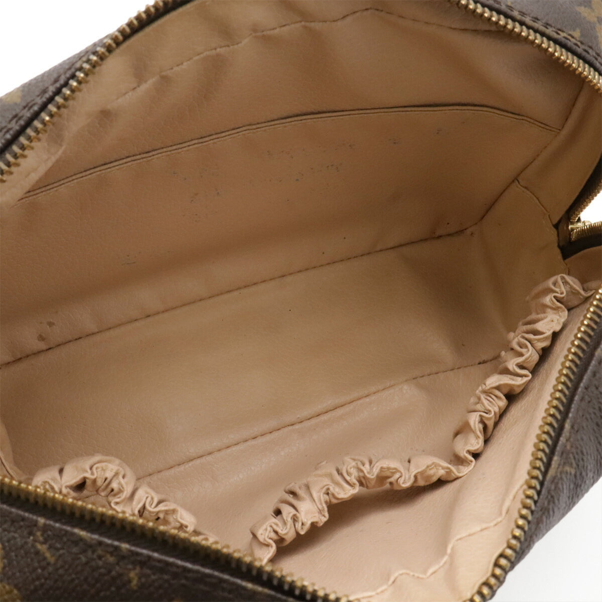 Louis Vuitton Brown Monogram Canvas Clutch Bag Pouch (Pre-Owned)