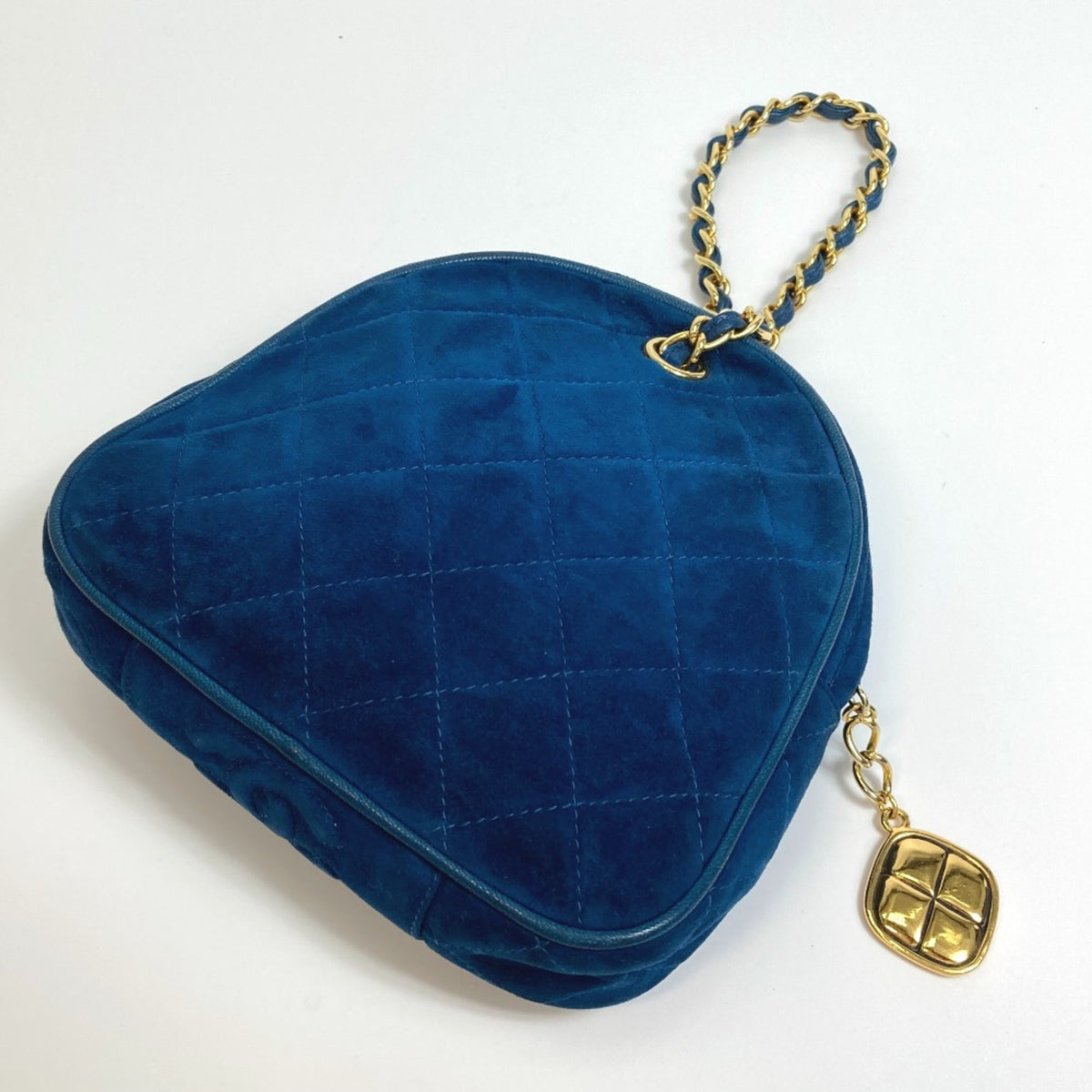 Chanel Blue Leather Handbag (Pre-Owned)