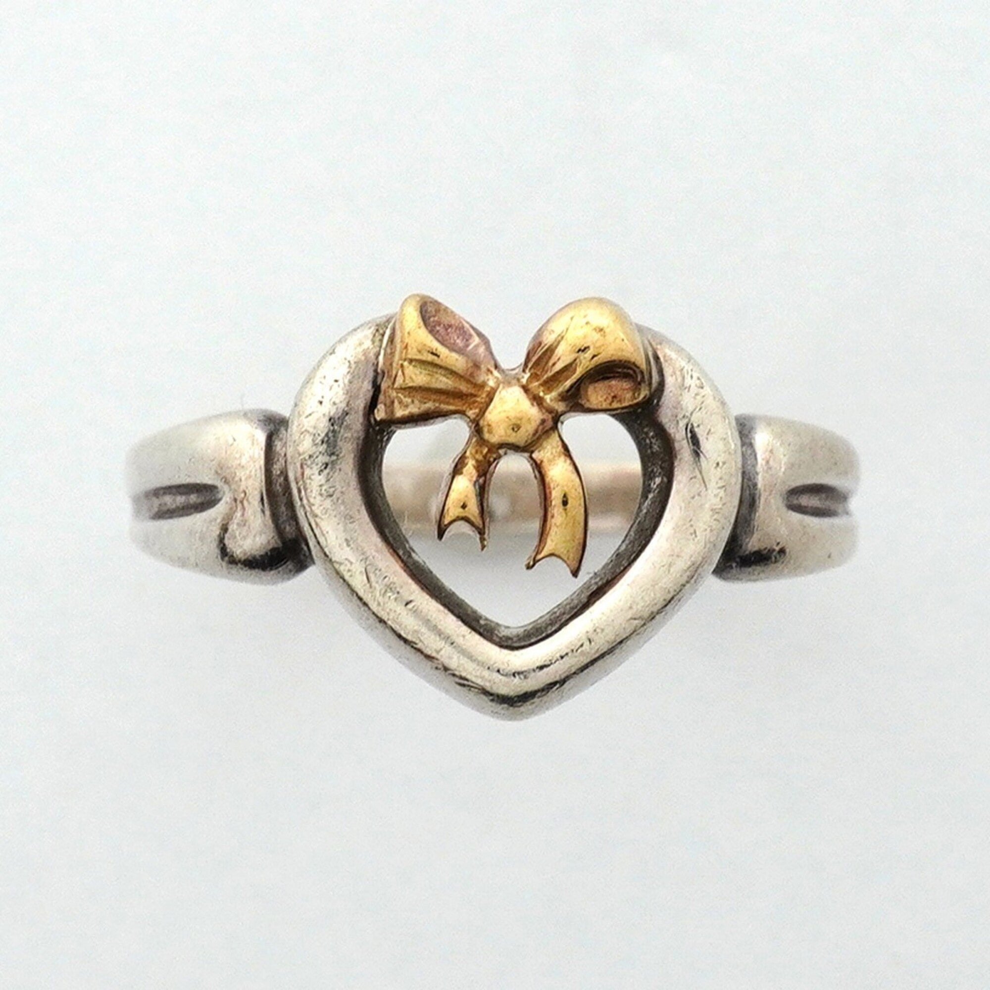 Tiffany Yellow Gold (18K) Silver 925 Band Ring (Pre-Owned)