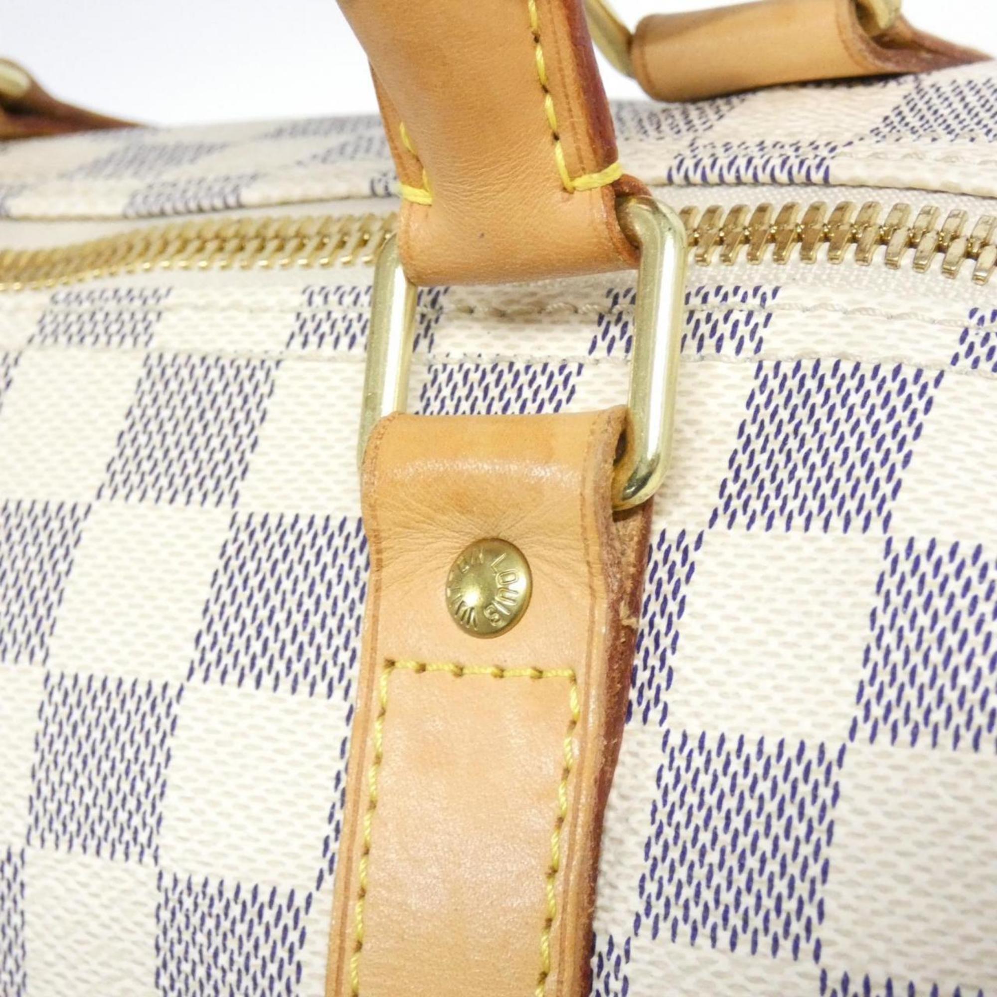Louis Vuitton Azur Coated Canvas Boston Bag (Pre-Owned)