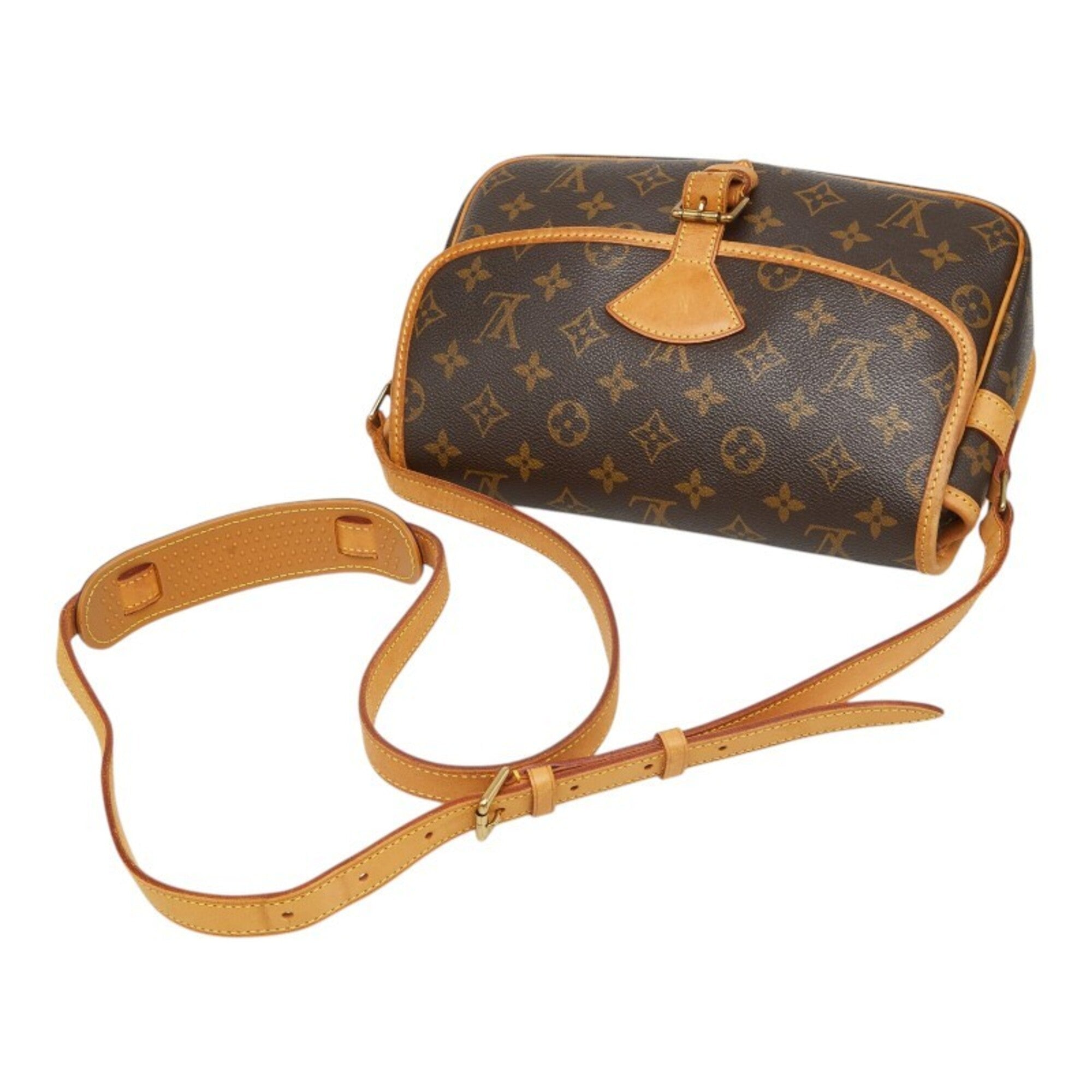 Louis Vuitton Brown Pvc Leather Shoulder Bag (Pre-Owned)