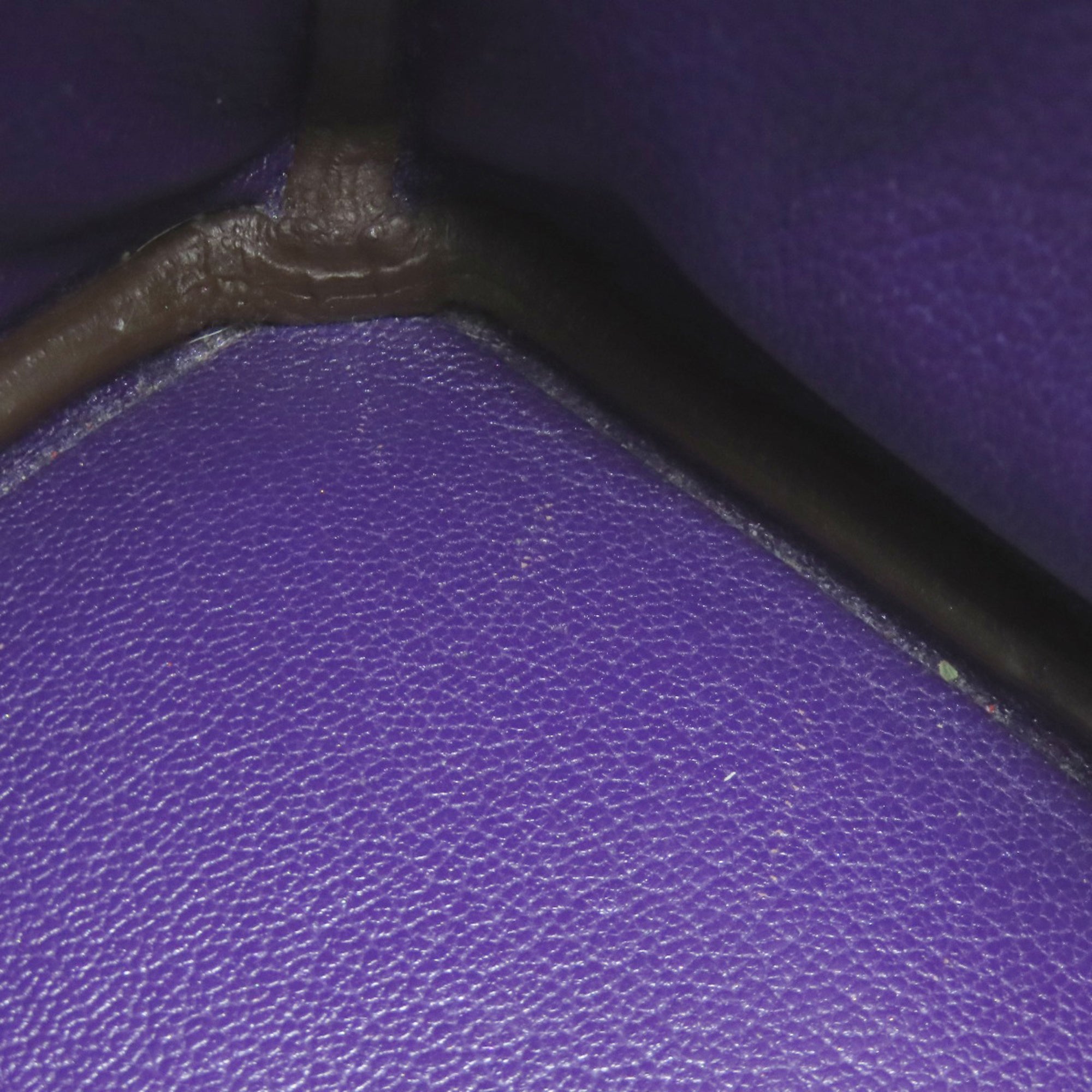 Hermes Purple Epsom Leather Handbag (Pre-Owned)