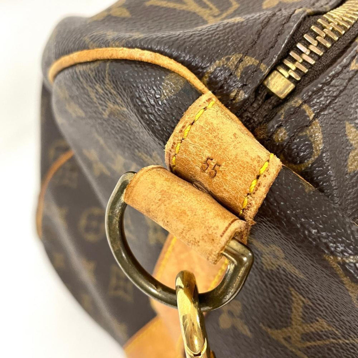 Louis Vuitton Brown Monogram Canvas Boston Bag (Pre-Owned)