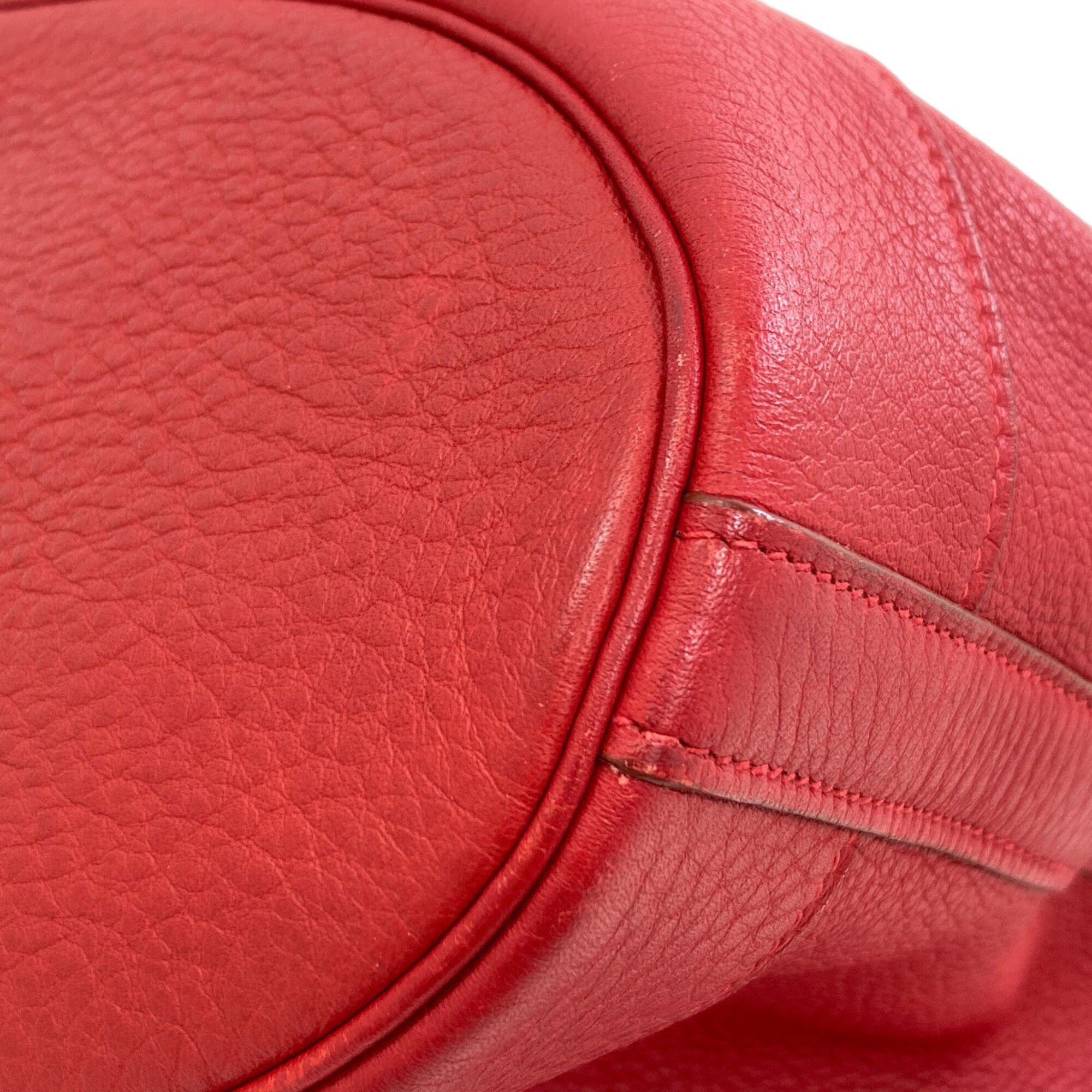 Hermes Taurillon Clemence Leather Shoulder Bag (Pre-Owned)