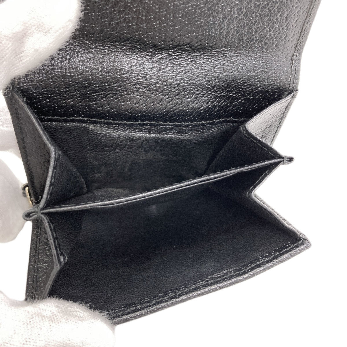 Gucci Black Canvas Wallet (Bi-Fold) (Pre-Owned)