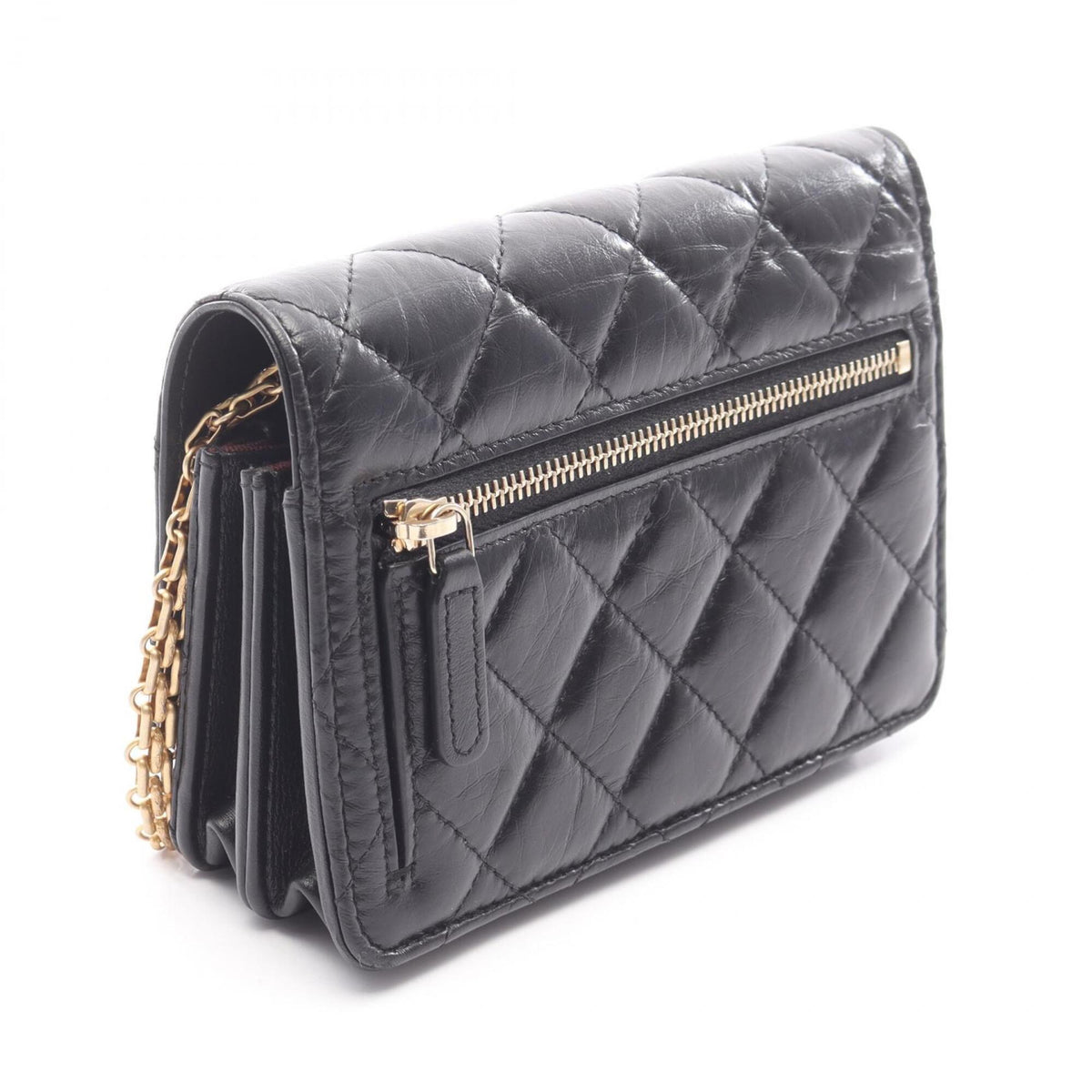 Chanel Black Leather Shoulder Bag (Pre-Owned)