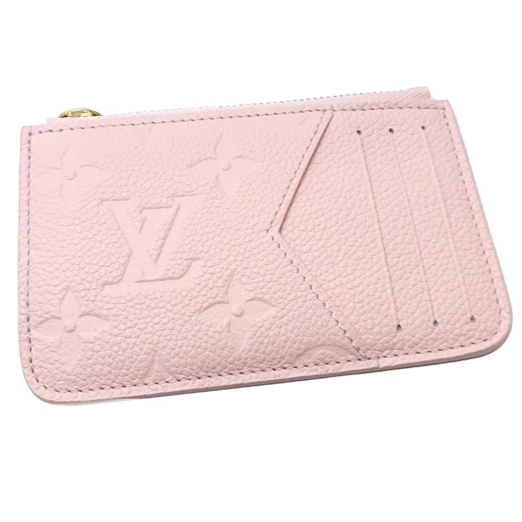 Louis Vuitton Pink Leather Coin Purse/Coin Case (Pre-Owned)