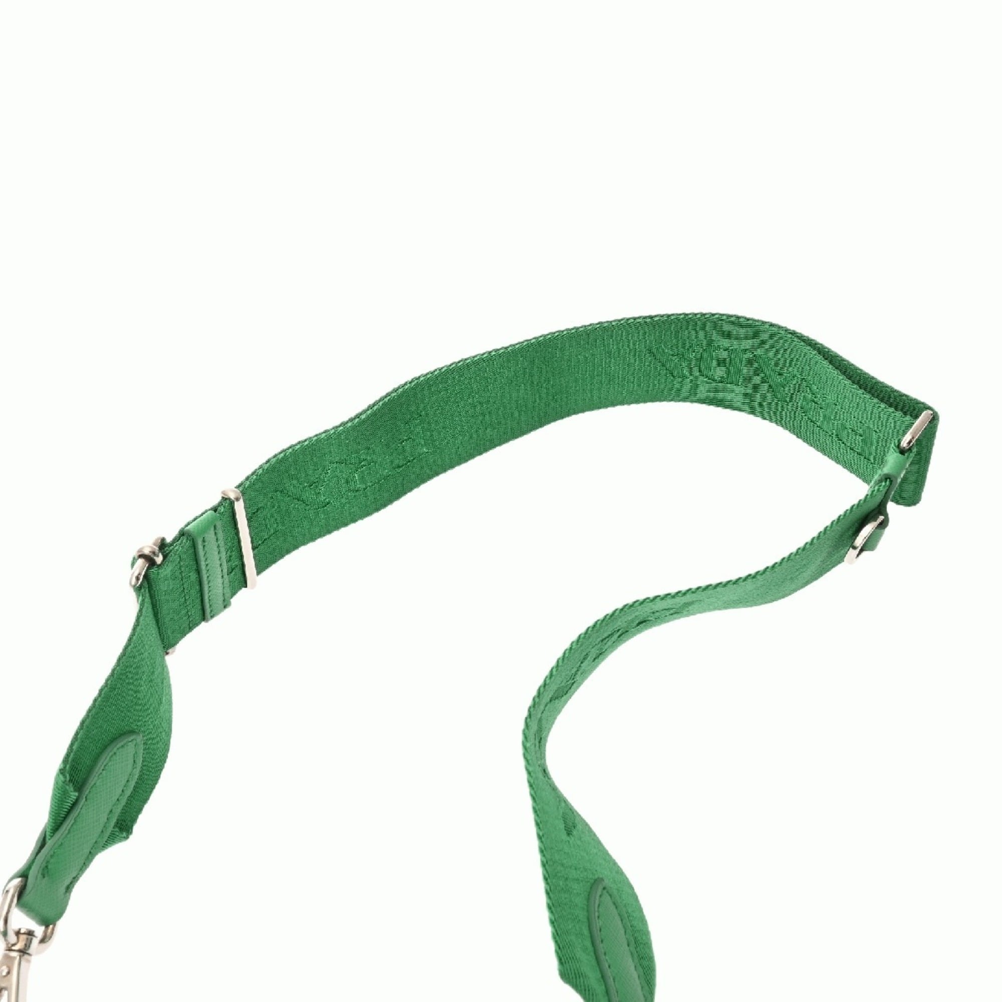 Prada Green Nylon Shoulder Bag (Pre-Owned)