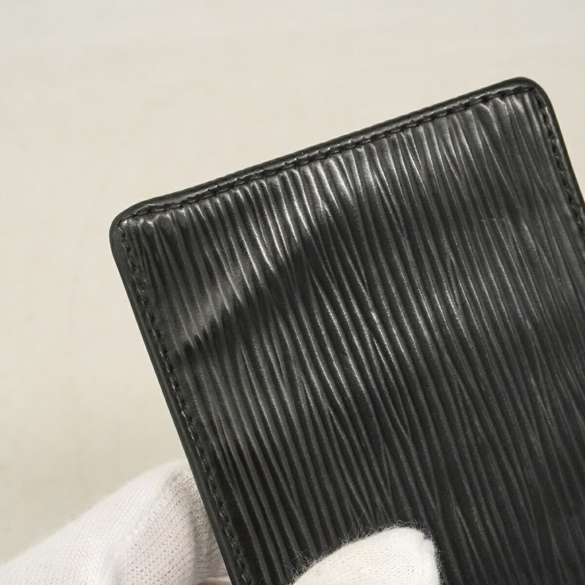 Louis Vuitton Noir Coin Purse/Coin Case (Pre-Owned)