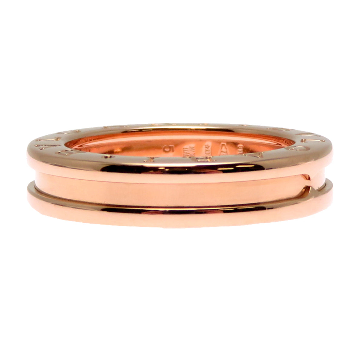 Bvlgari Pink Gold (18K) Band Ring (Pre-Owned)