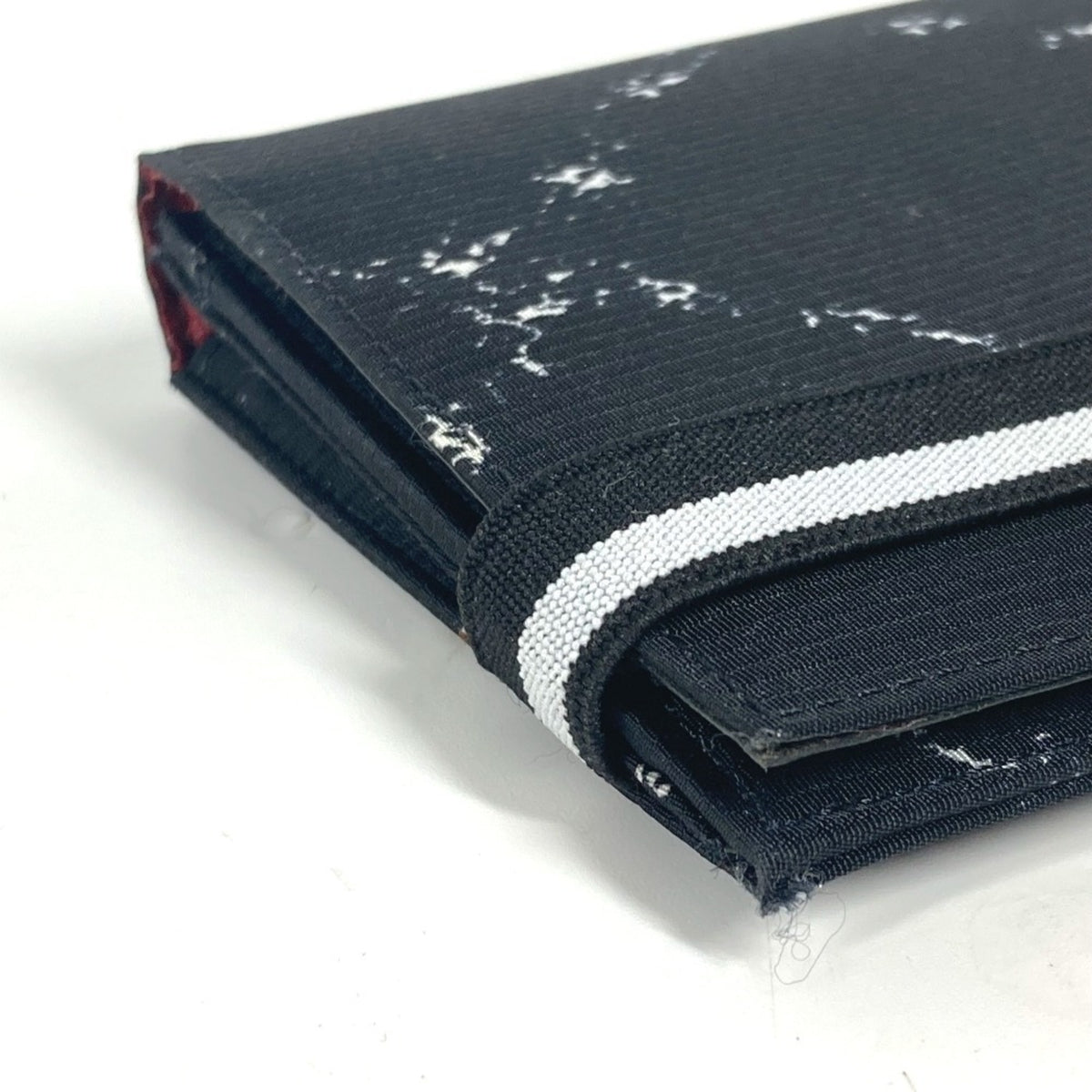 Chanel Black Nylon Long Wallet (Bi-Fold) (Pre-Owned)