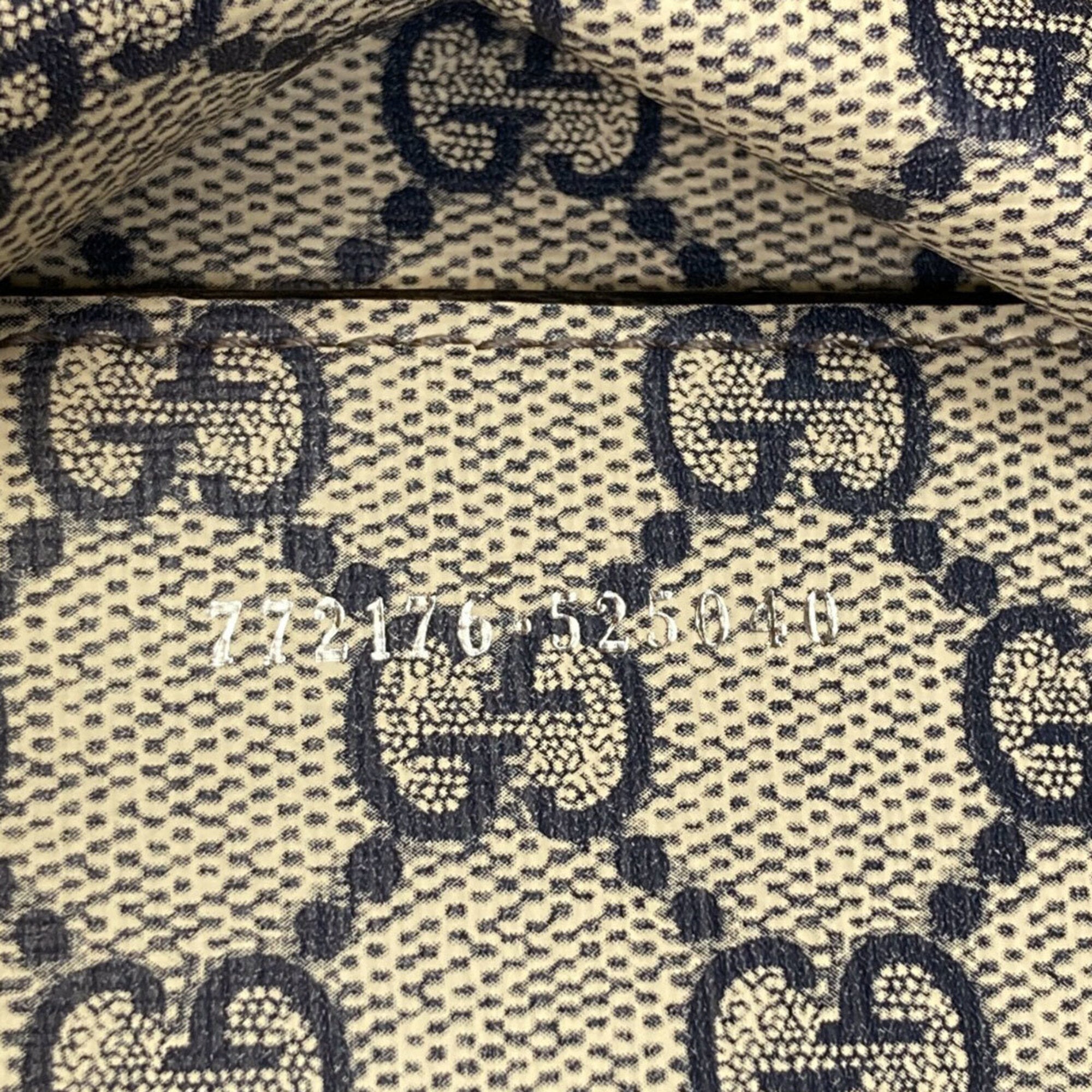 Gucci Beige Canvas Pouch Tote Bag (Pre-Owned)