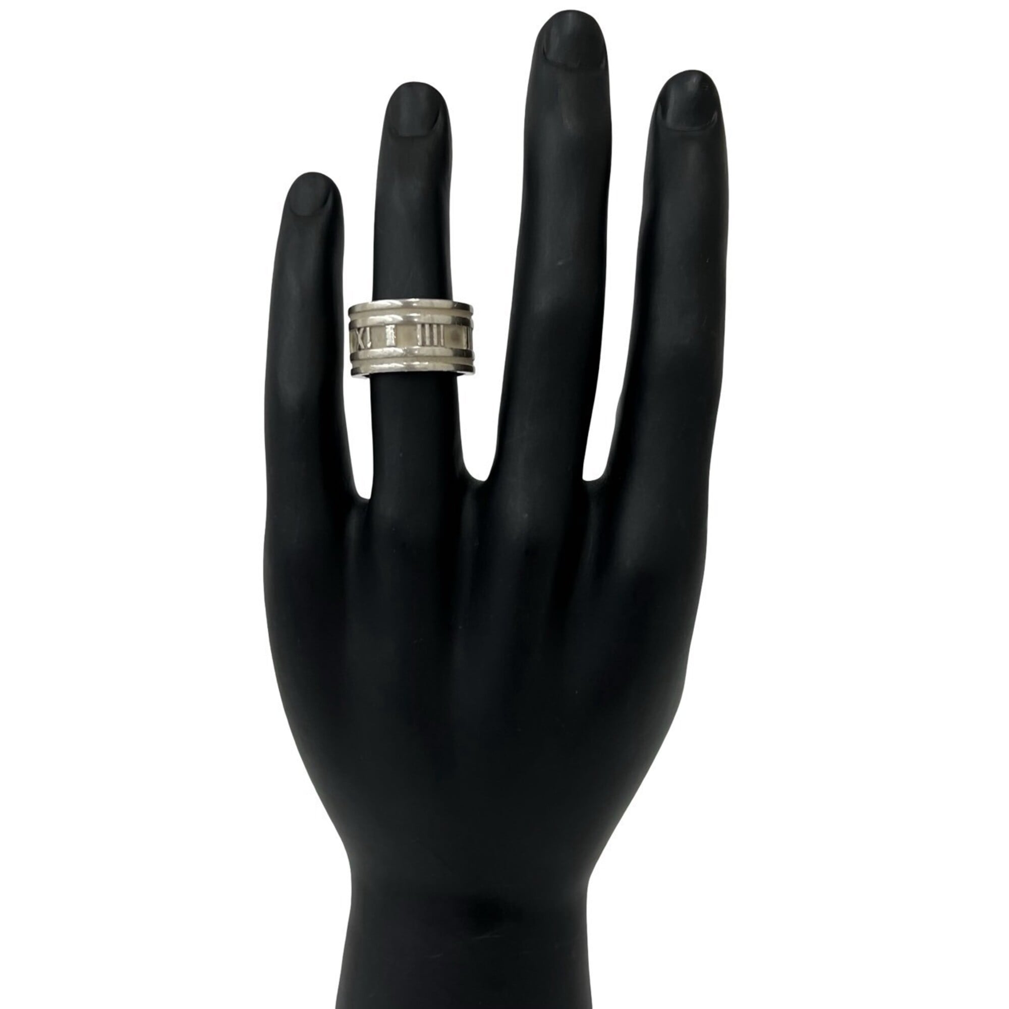 Tiffany Silver Silver 925 Band Ring (Pre-Owned)