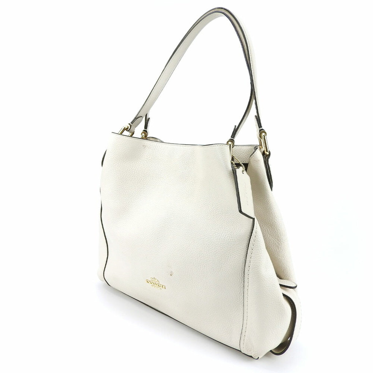 Coach Off-White Leather Shoulder Bag (Pre-Owned)