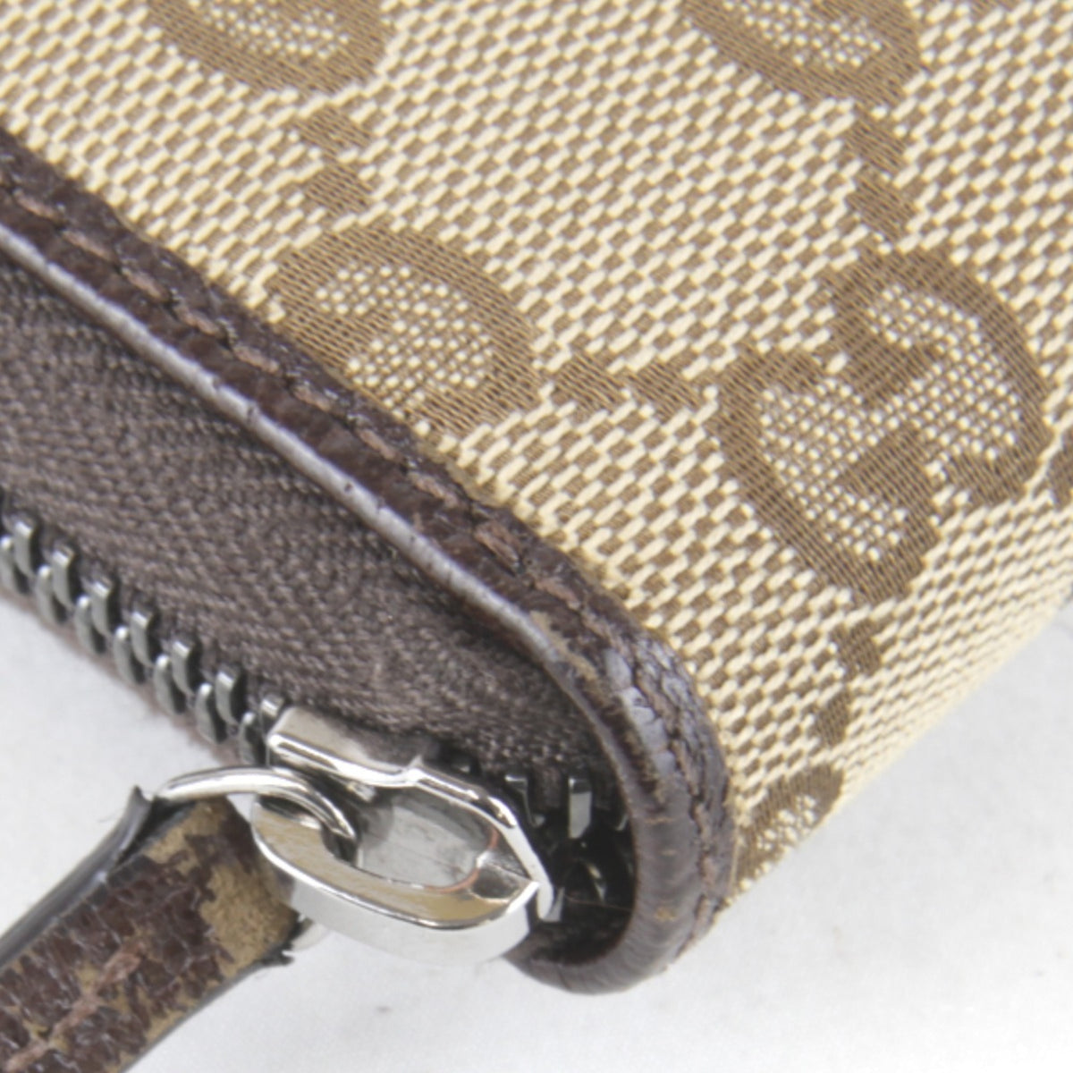 Gucci Brown Gg Canvas Long Wallet (Bi-Fold) (Pre-Owned)