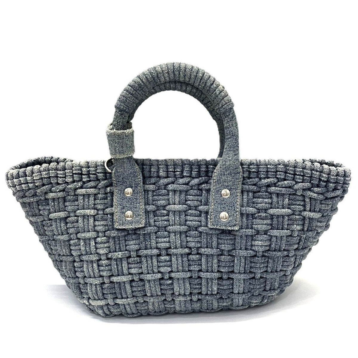 Balenciaga Denim Shoulder Bag (Pre-Owned)