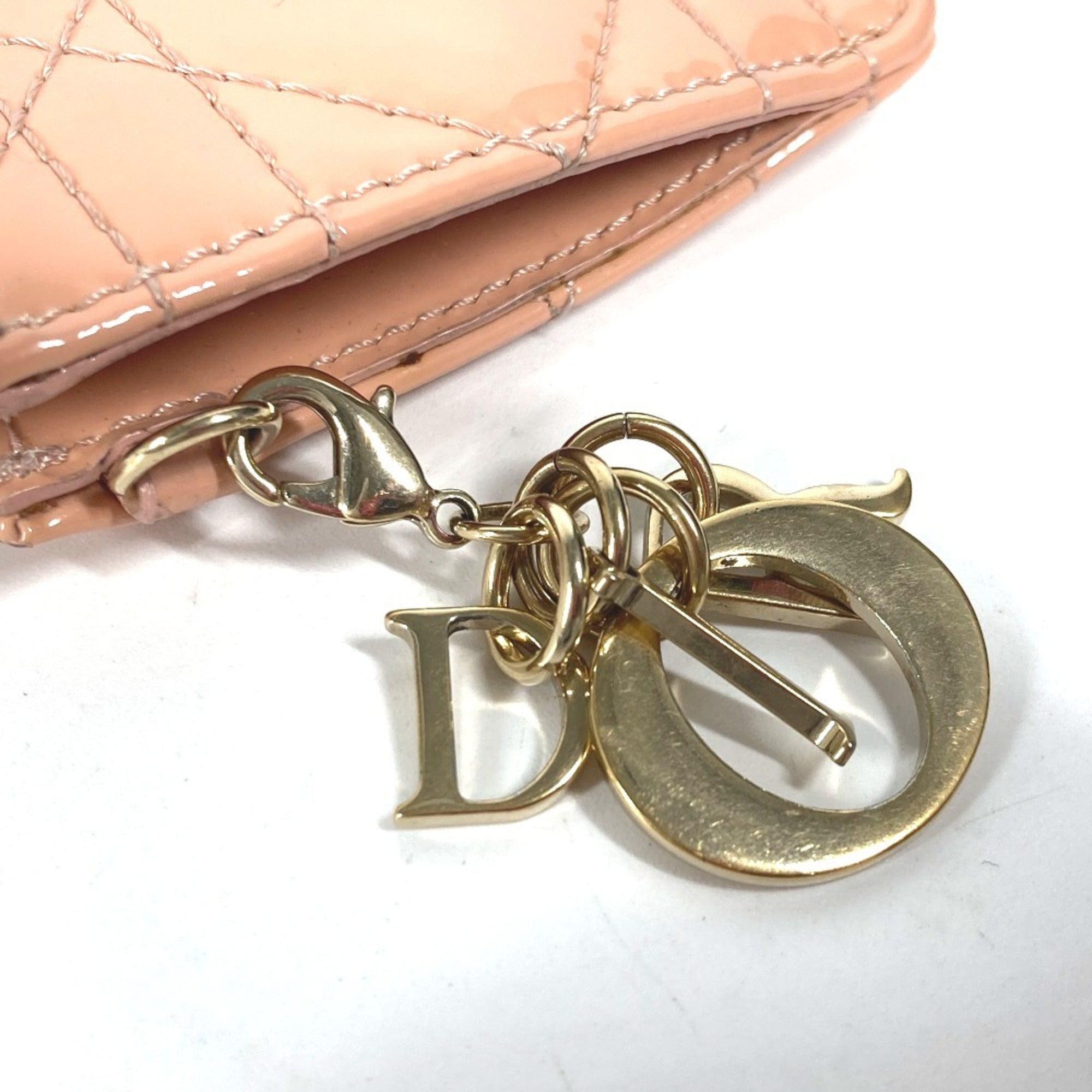 Christian Dior Pink Leather Coin Purse/Coin Case (Pre-Owned)