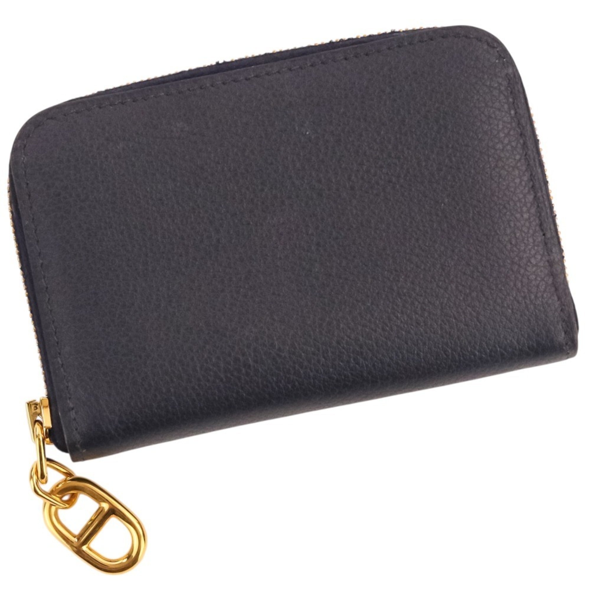 Hermes Blue Nuit Coin Purse/Coin Case (Pre-Owned)