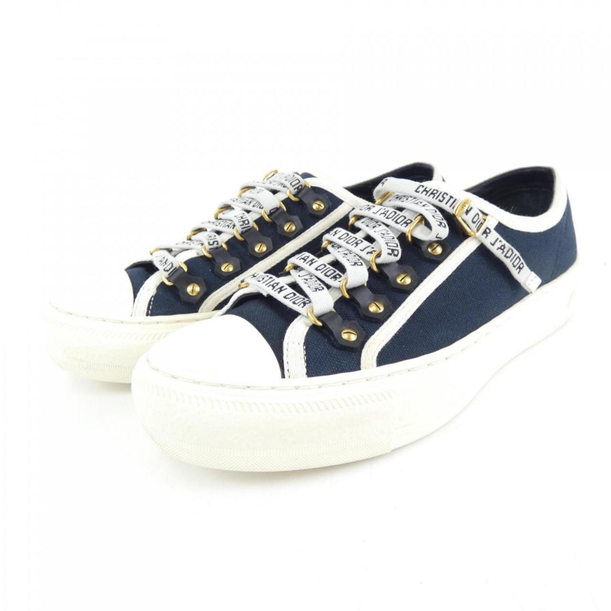 Christian Dior Navy White Sneakers (Pre-Owned)