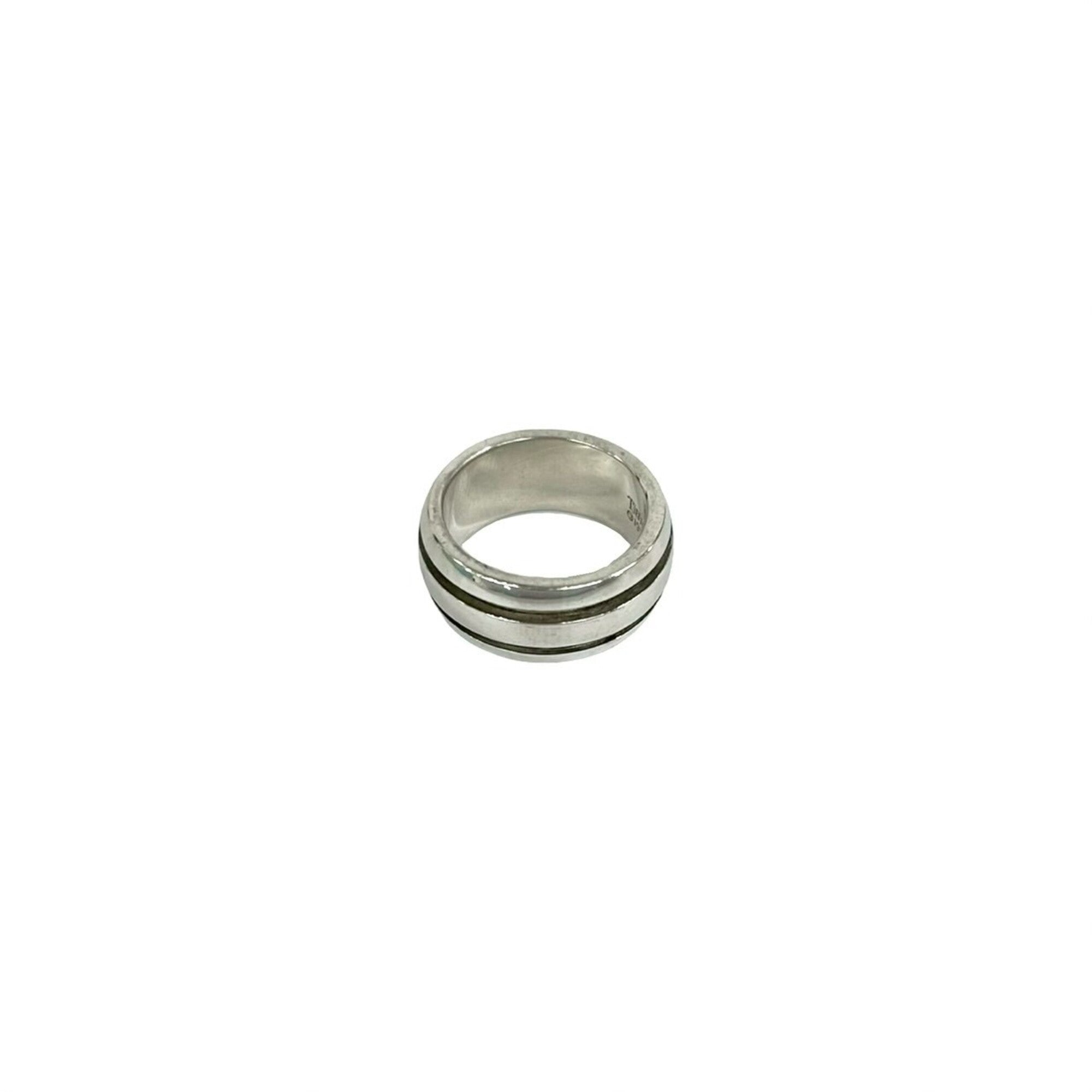 Tiffany Silver Silver 925 Band Ring (Pre-Owned)