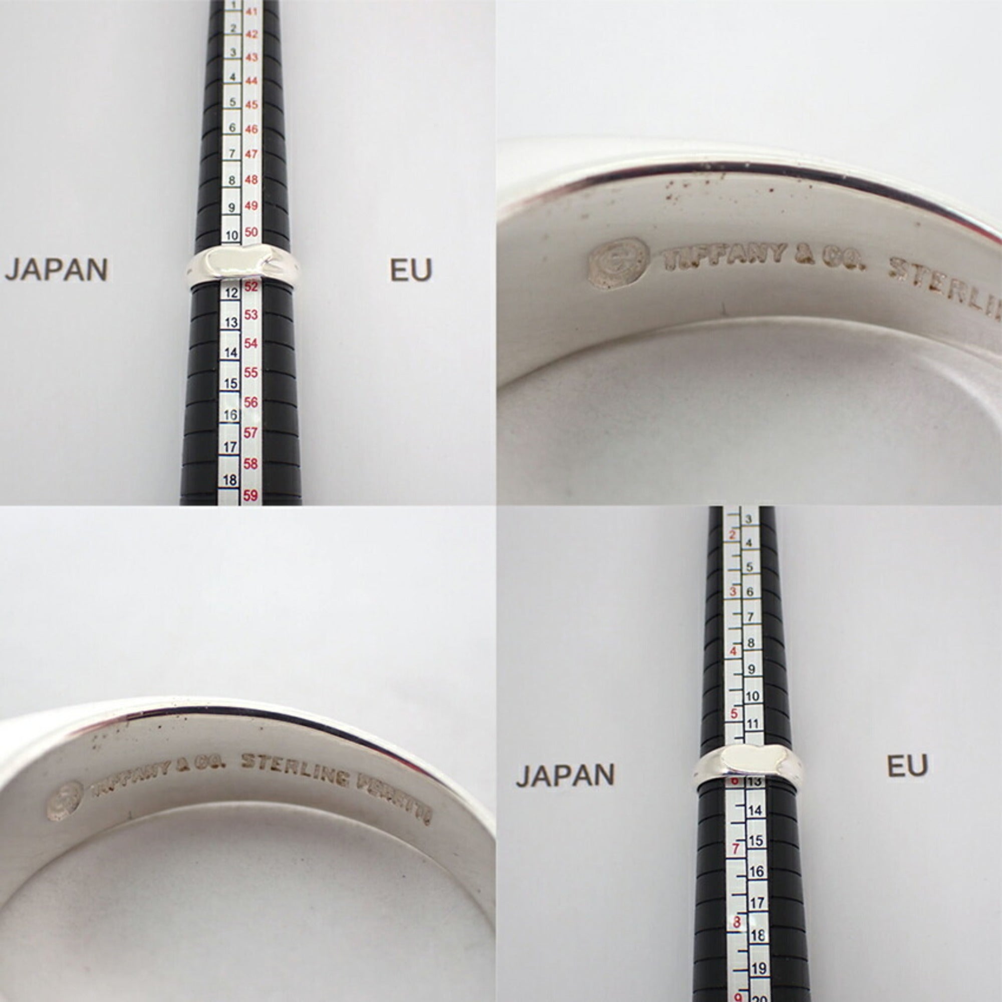 Tiffany Sterling Silver 925 Band Ring (Pre-Owned)