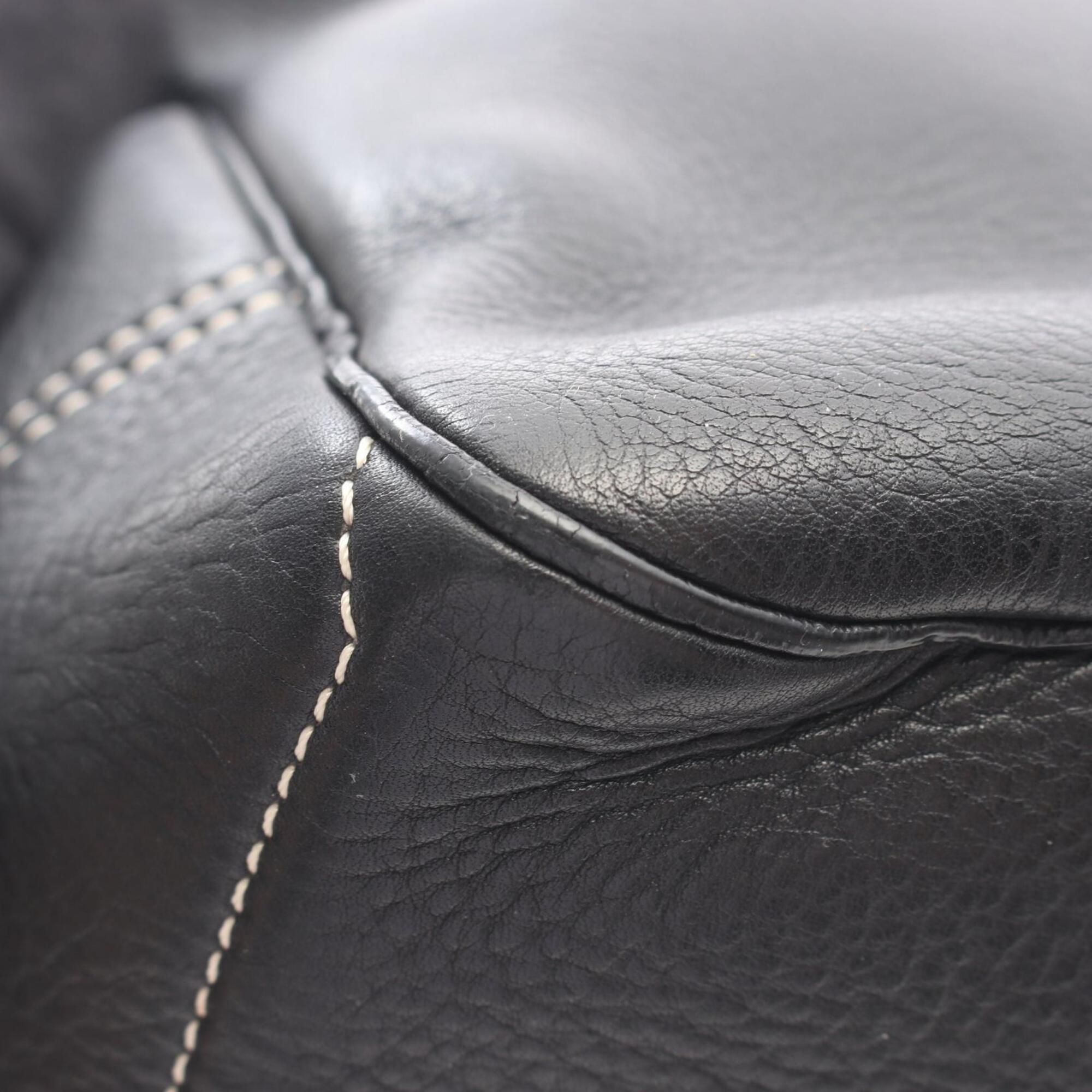 Celine Black Leather Handbag (Pre-Owned)
