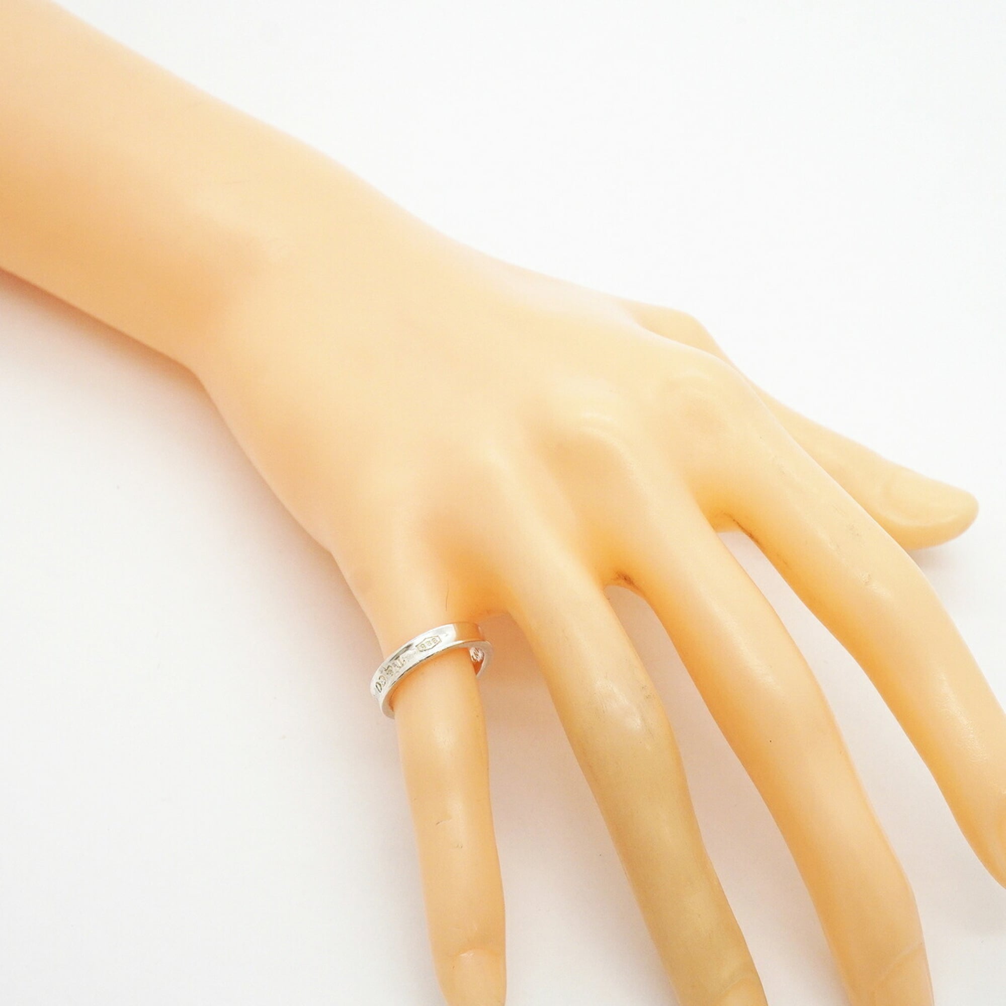 Tiffany Silver 925 Band Ring (Pre-Owned)
