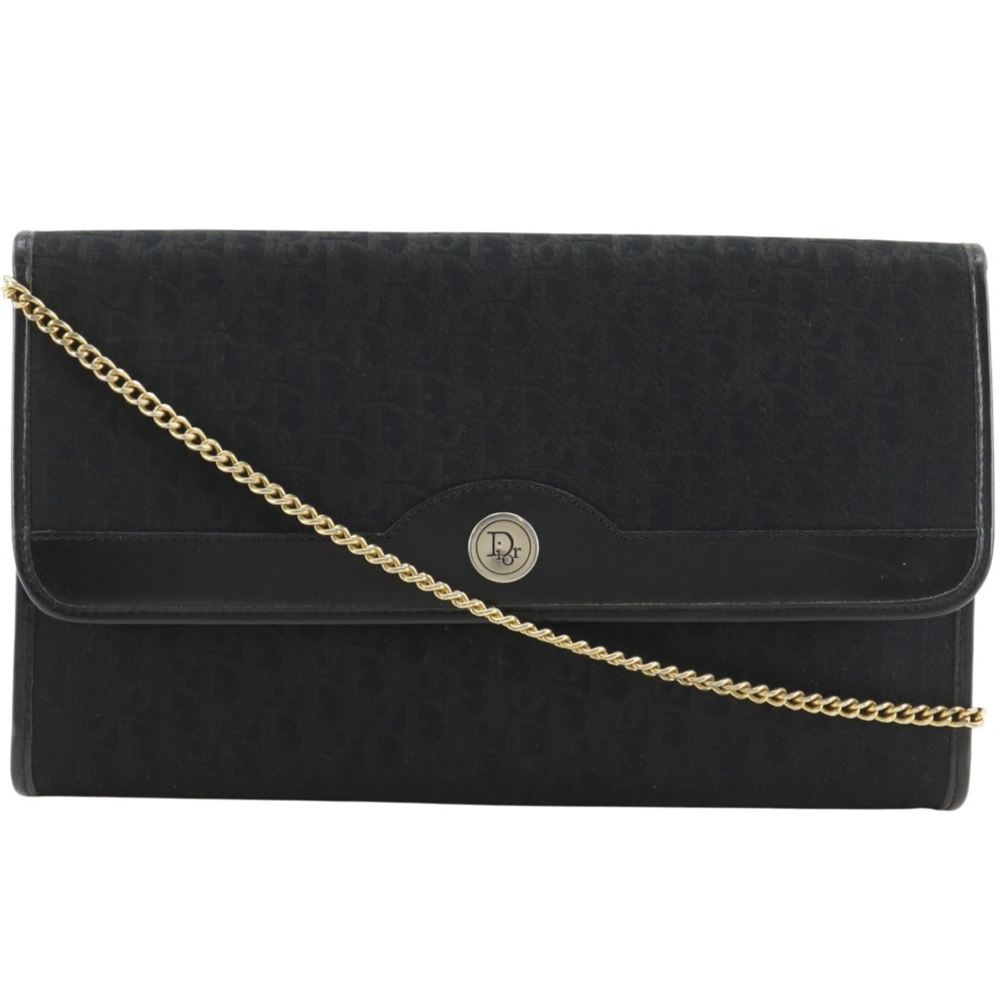 Christian Dior Black Canvas Shoulder Bag (Pre-Owned)