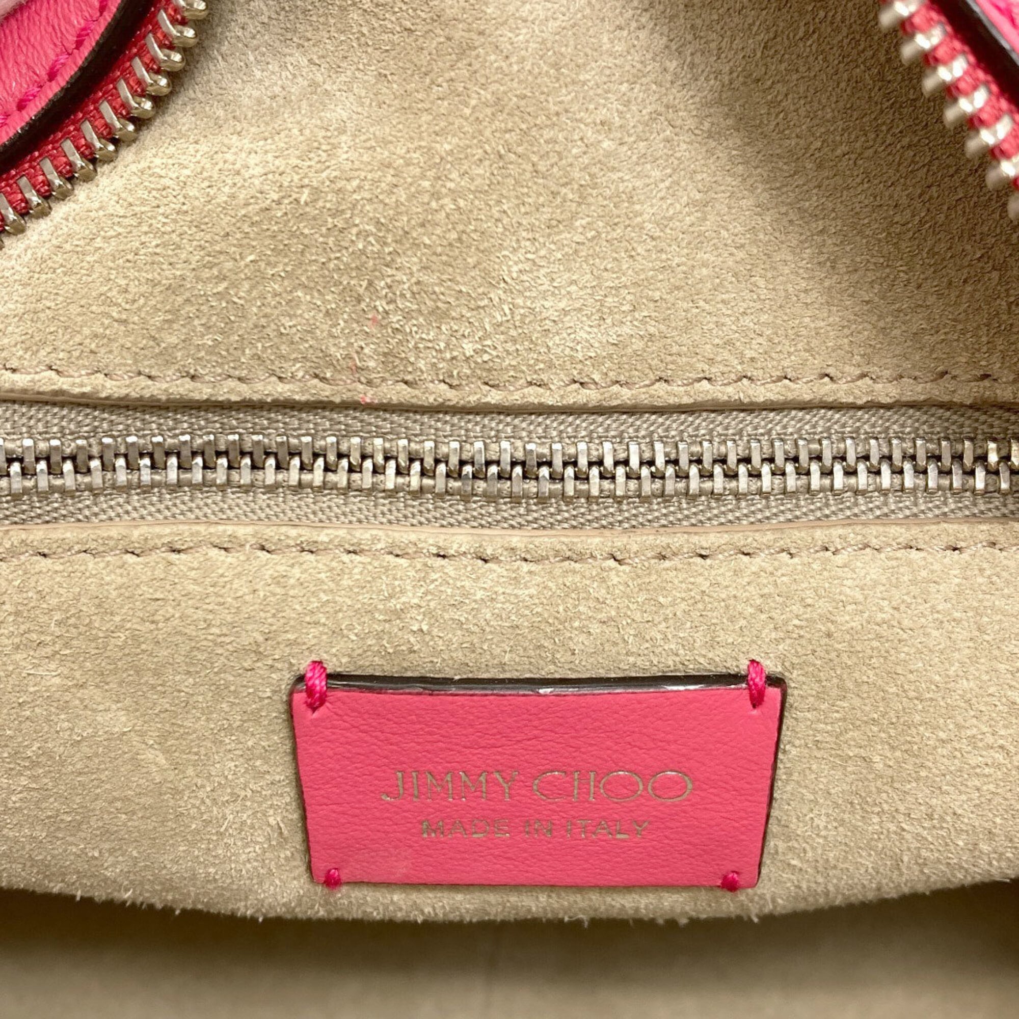 Jimmy Choo Pink Leather Handbag (Pre-Owned)