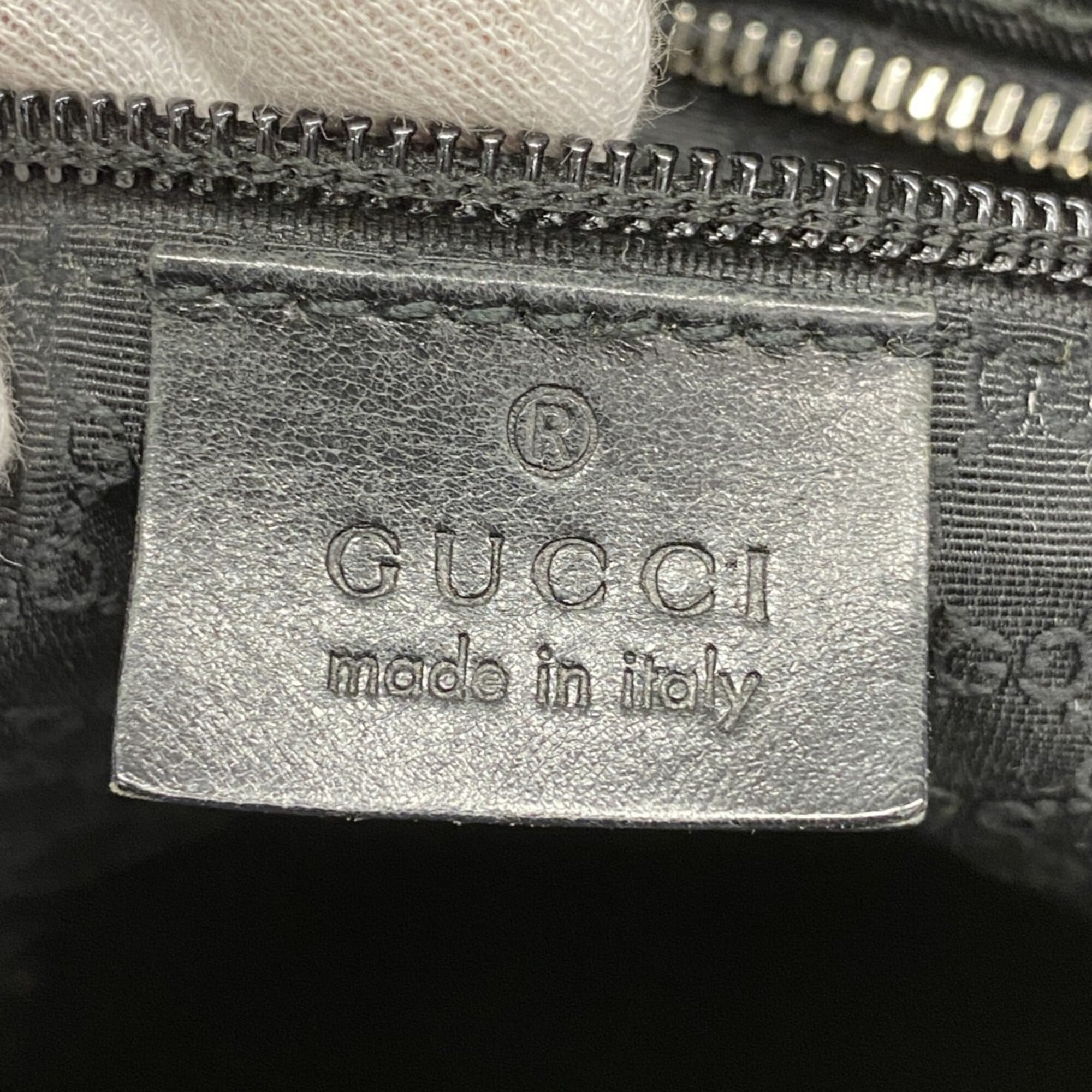 Gucci Black Nylon Tote Bag (Pre-Owned)