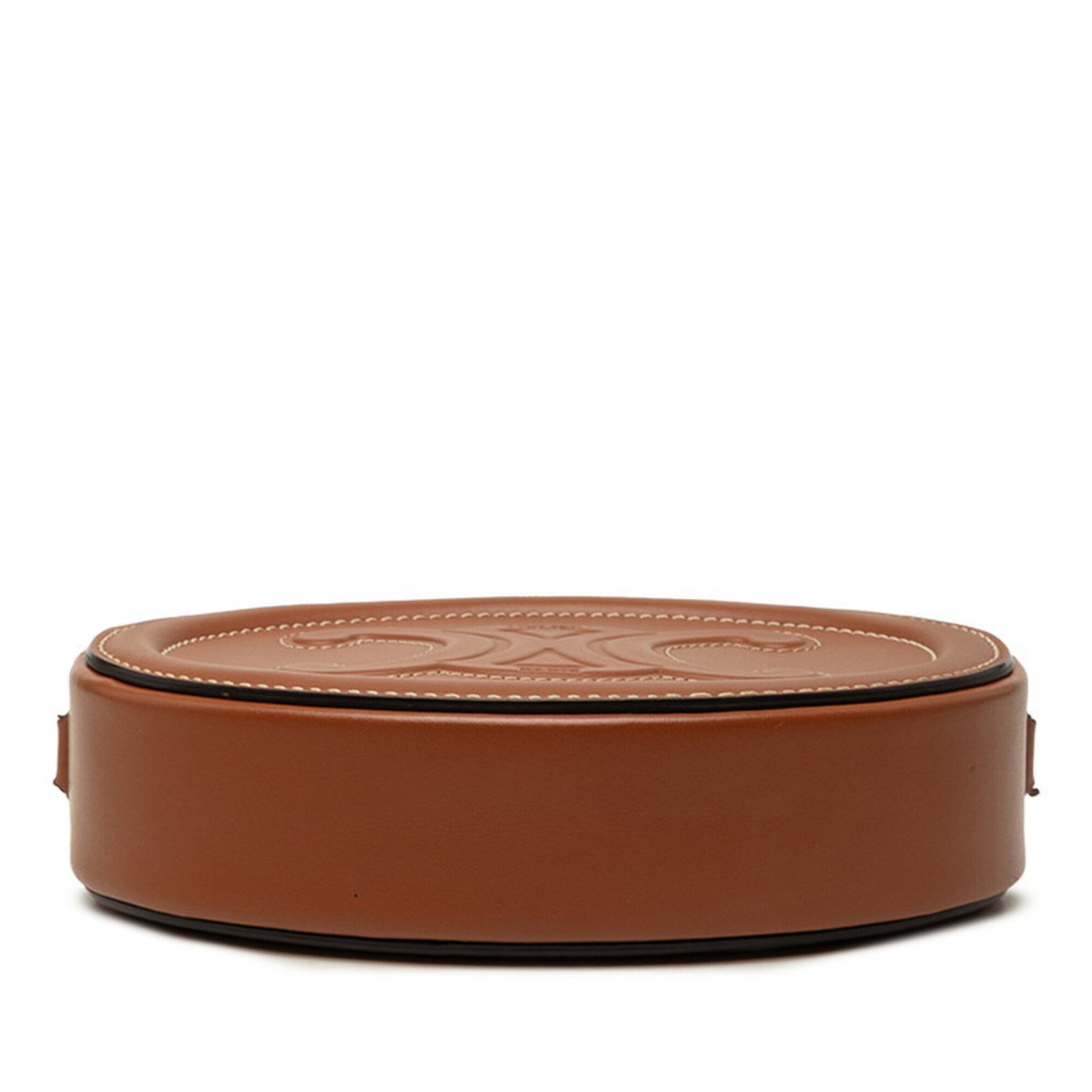 Celine Brown Leather Shoulder Bag (Pre-Owned)