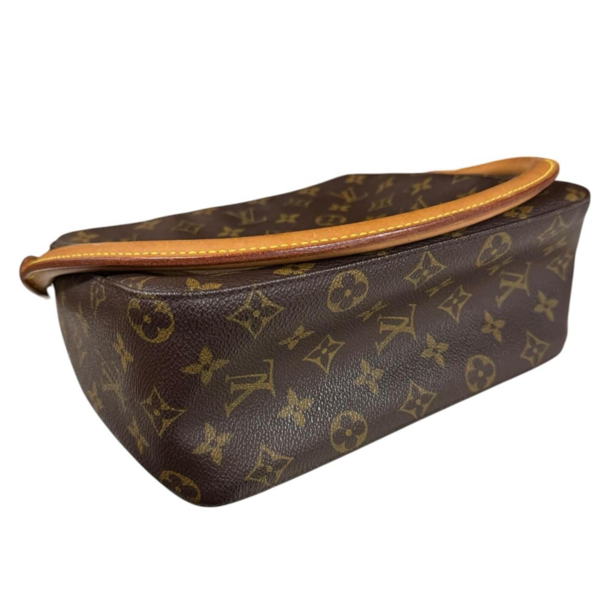 Louis Vuitton Brown Monogram Canvas Shoulder Bag (Pre-Owned)