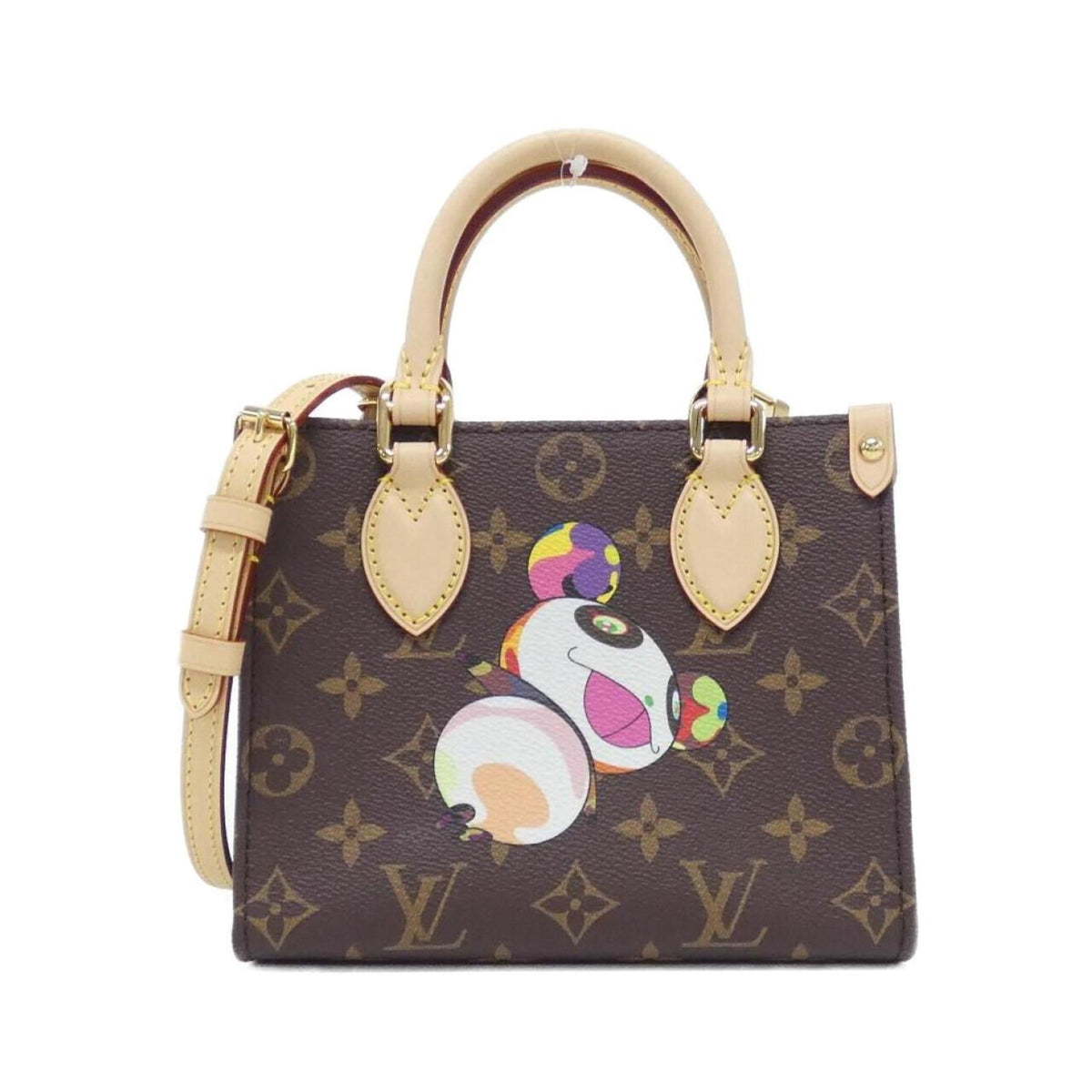 Louis Vuitton Marron Coated Canvas Handbag Shoulder Bag (Pre-Owned)