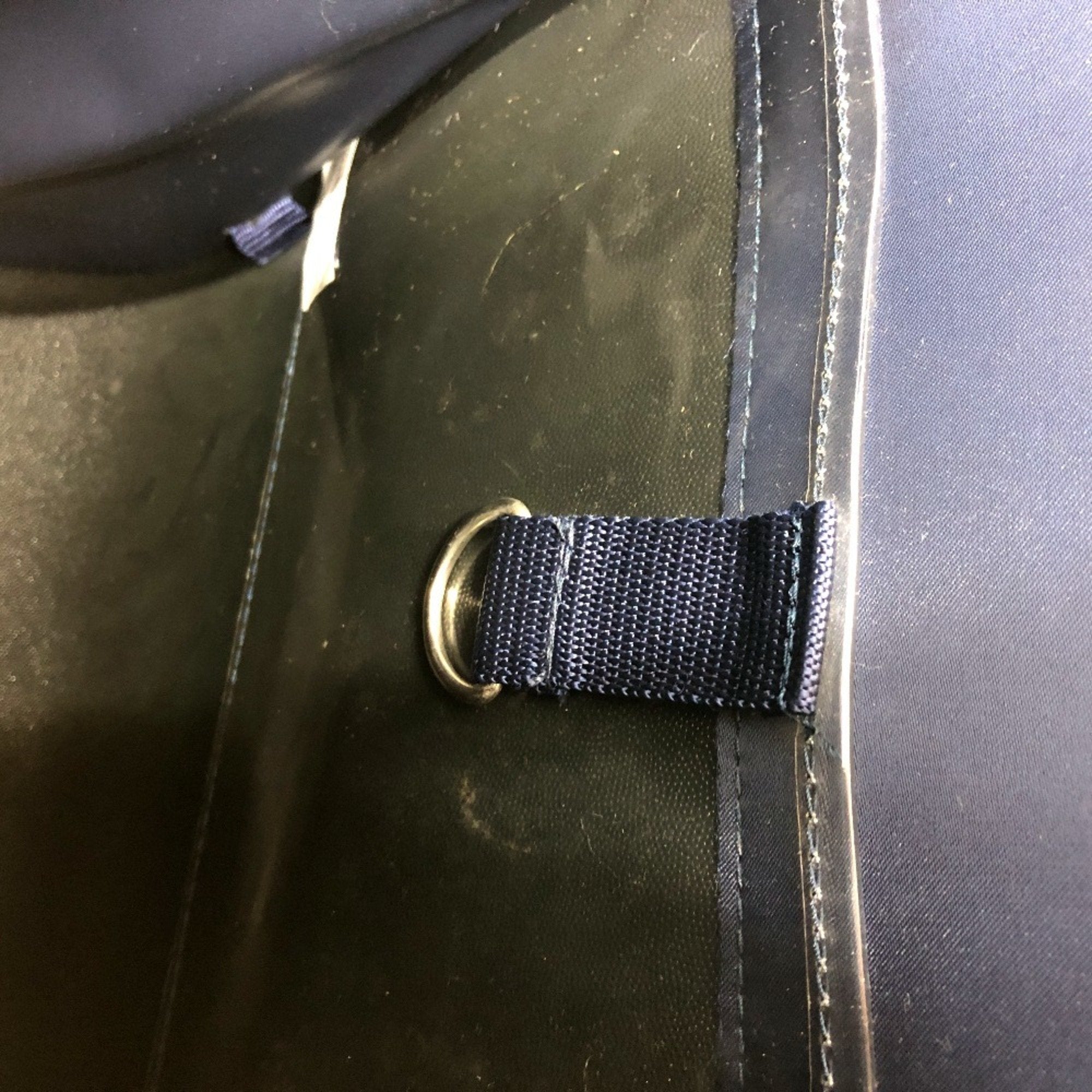 Hermes Blue Canvas Backpack (Pre-Owned)