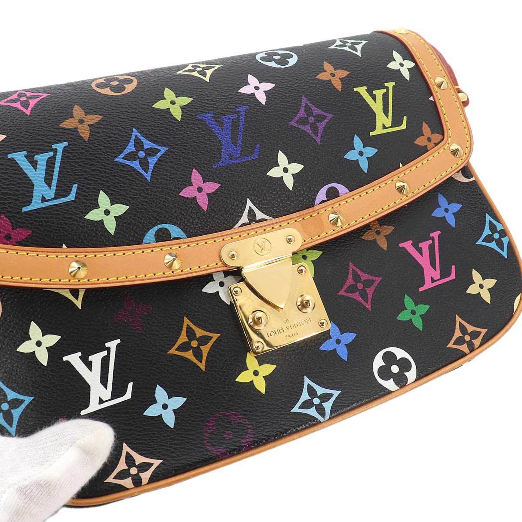 Louis Vuitton Multi-Color Noir Monogram Multicolore Shoulder Bag (Pre-Owned)