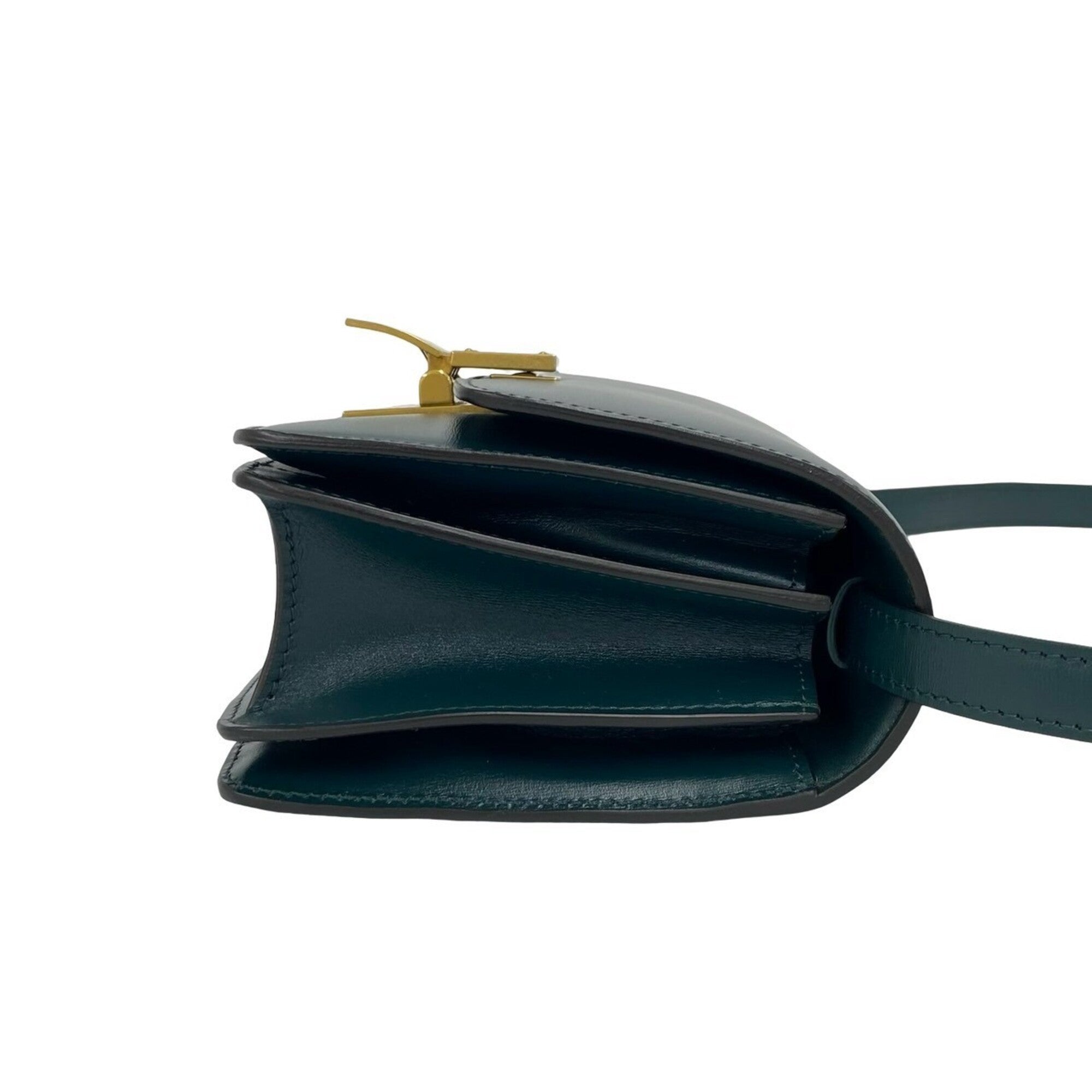 Celine Green Leather Shoulder Bag (Pre-Owned)