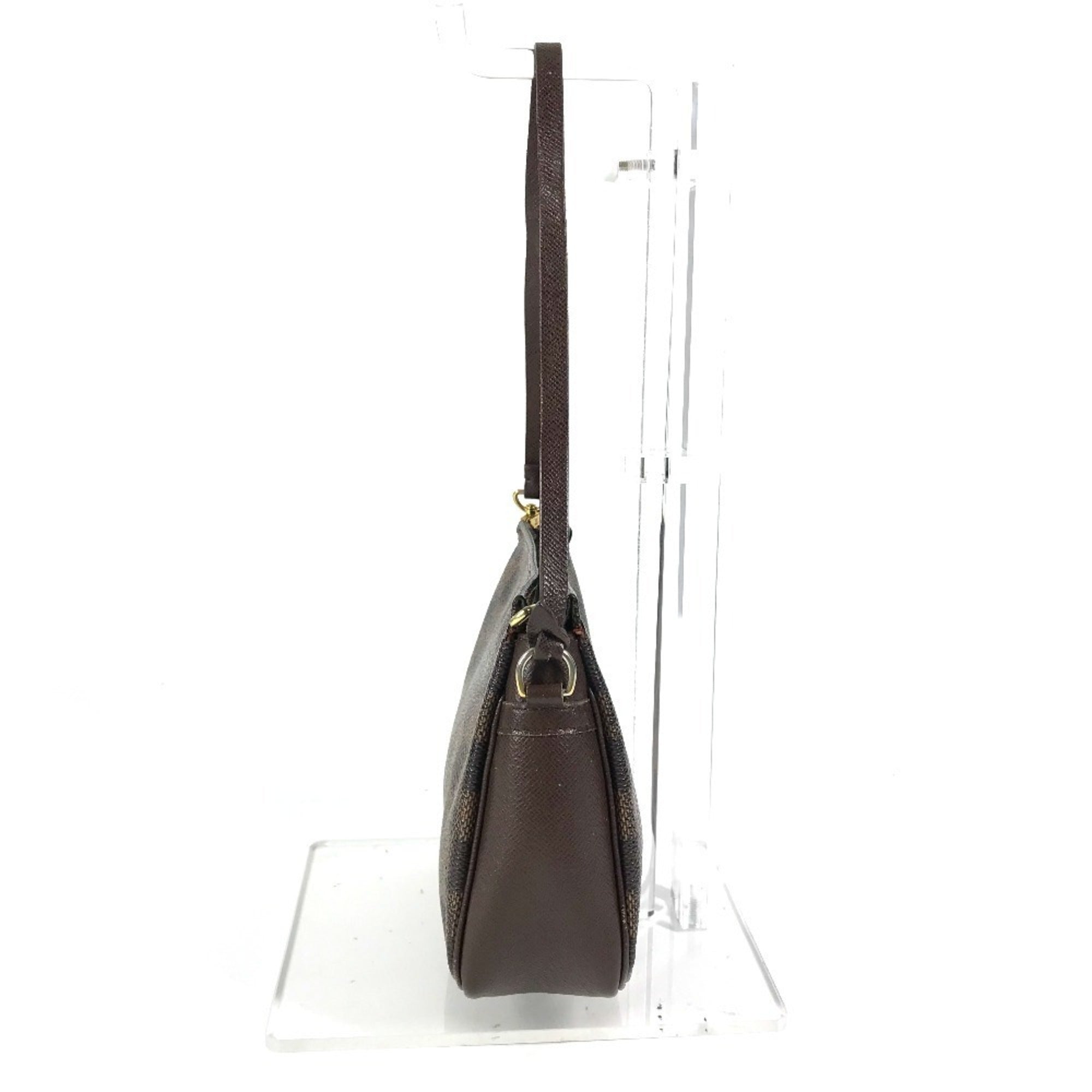 Louis Vuitton Damier Brown Ebene Damier Canvas Handbag Shoulder Bag (Pre-Owned)
