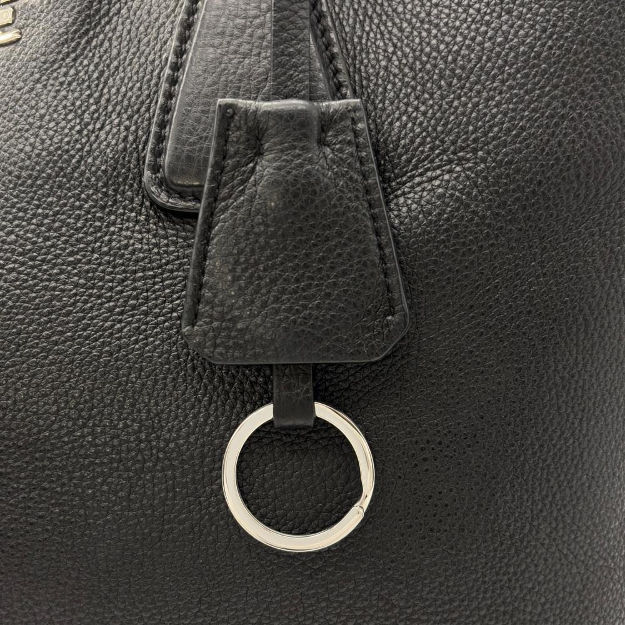 Prada Black Leather Tote Bag (Pre-Owned)