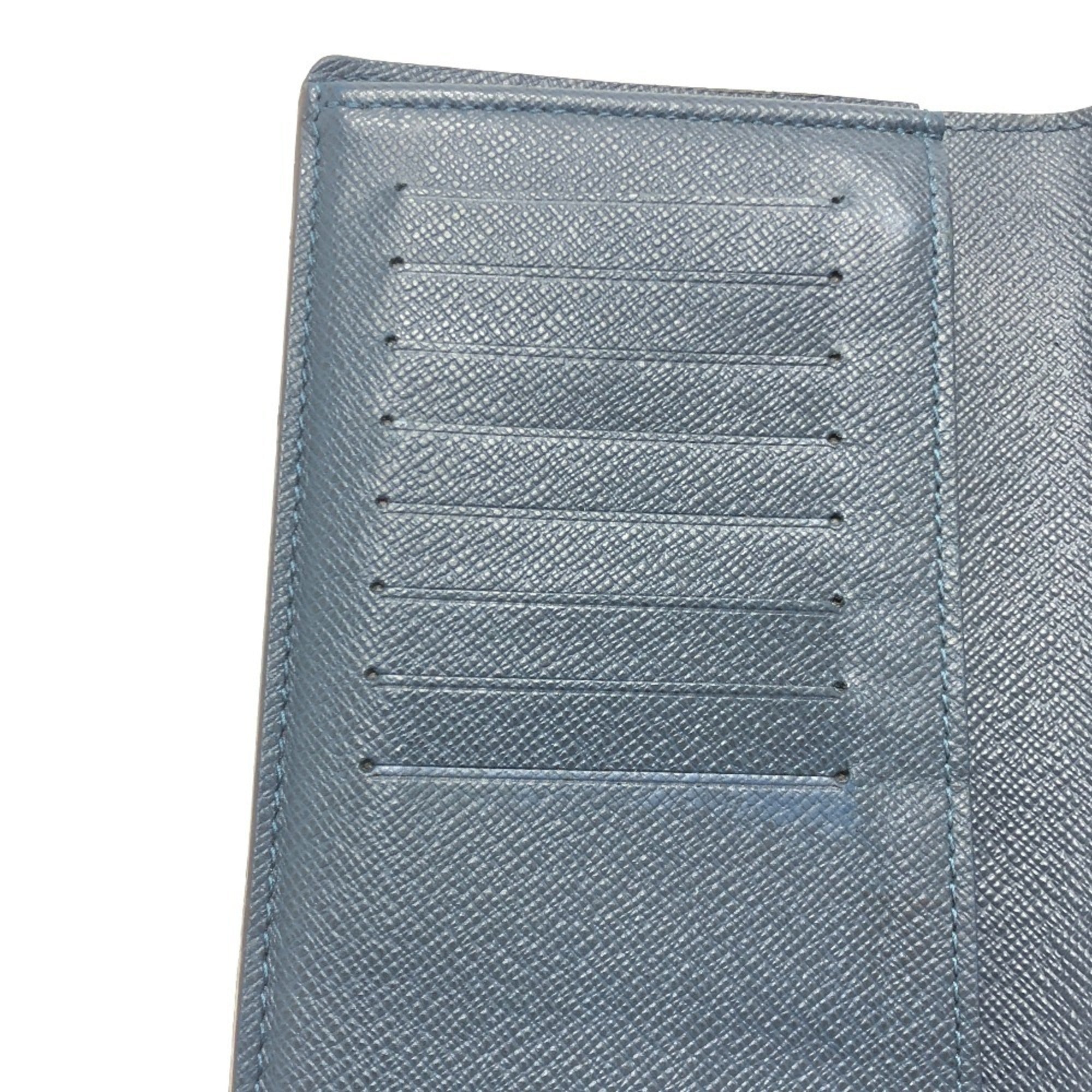 Louis Vuitton Blue Wine Long Wallet (Bi-Fold) (Pre-Owned)