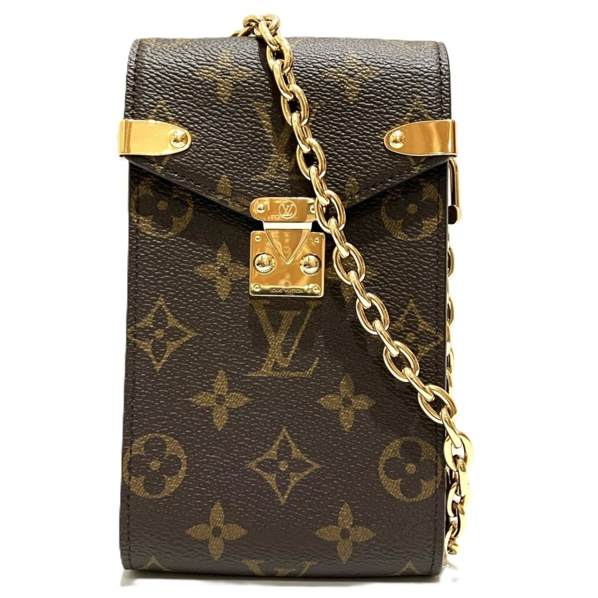 Louis Vuitton Brown Monogram Canvas Shoulder Bag (Pre-Owned)