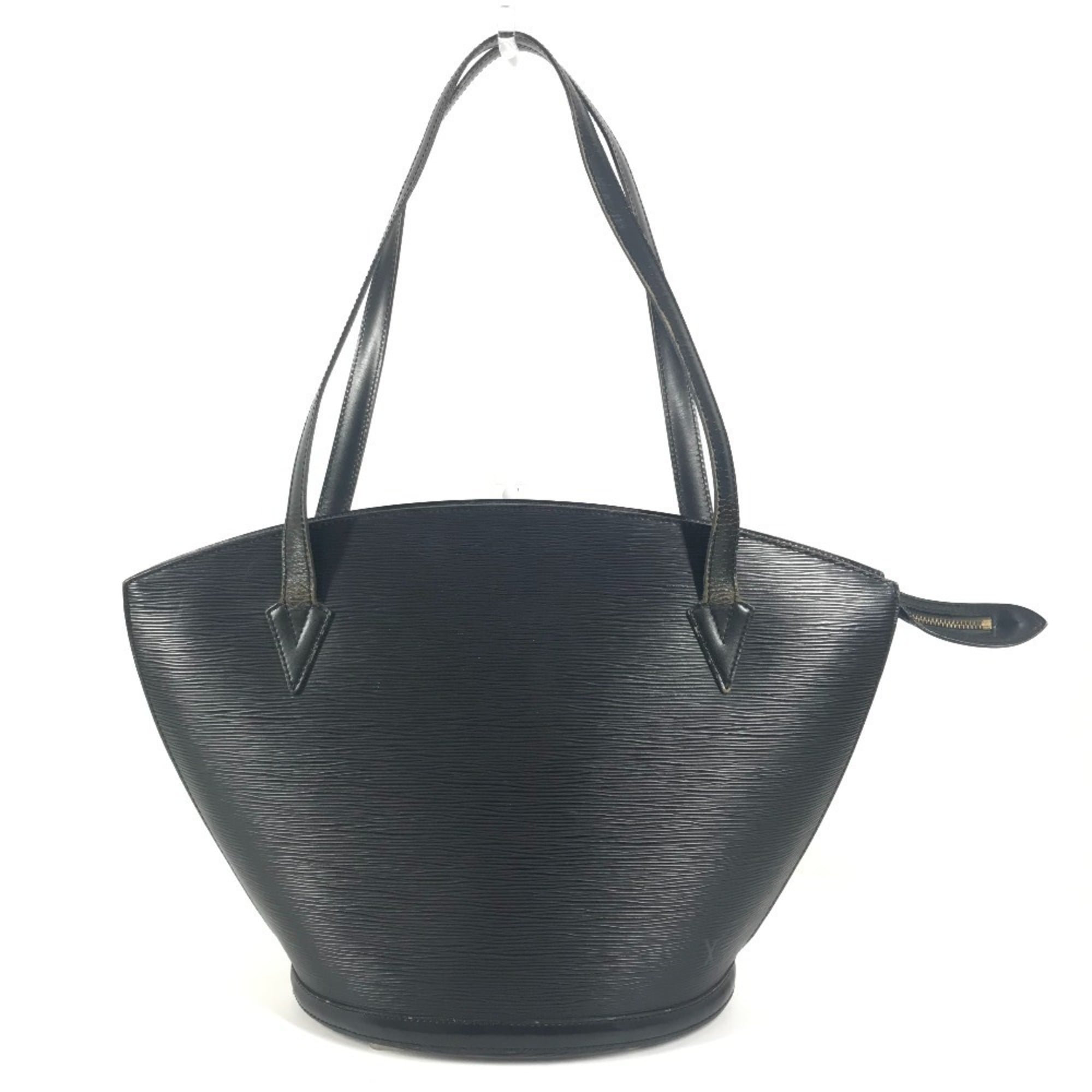 Louis Vuitton Black Noir Epi Leather Shoulder Bag Tote Bag (Pre-Owned)
