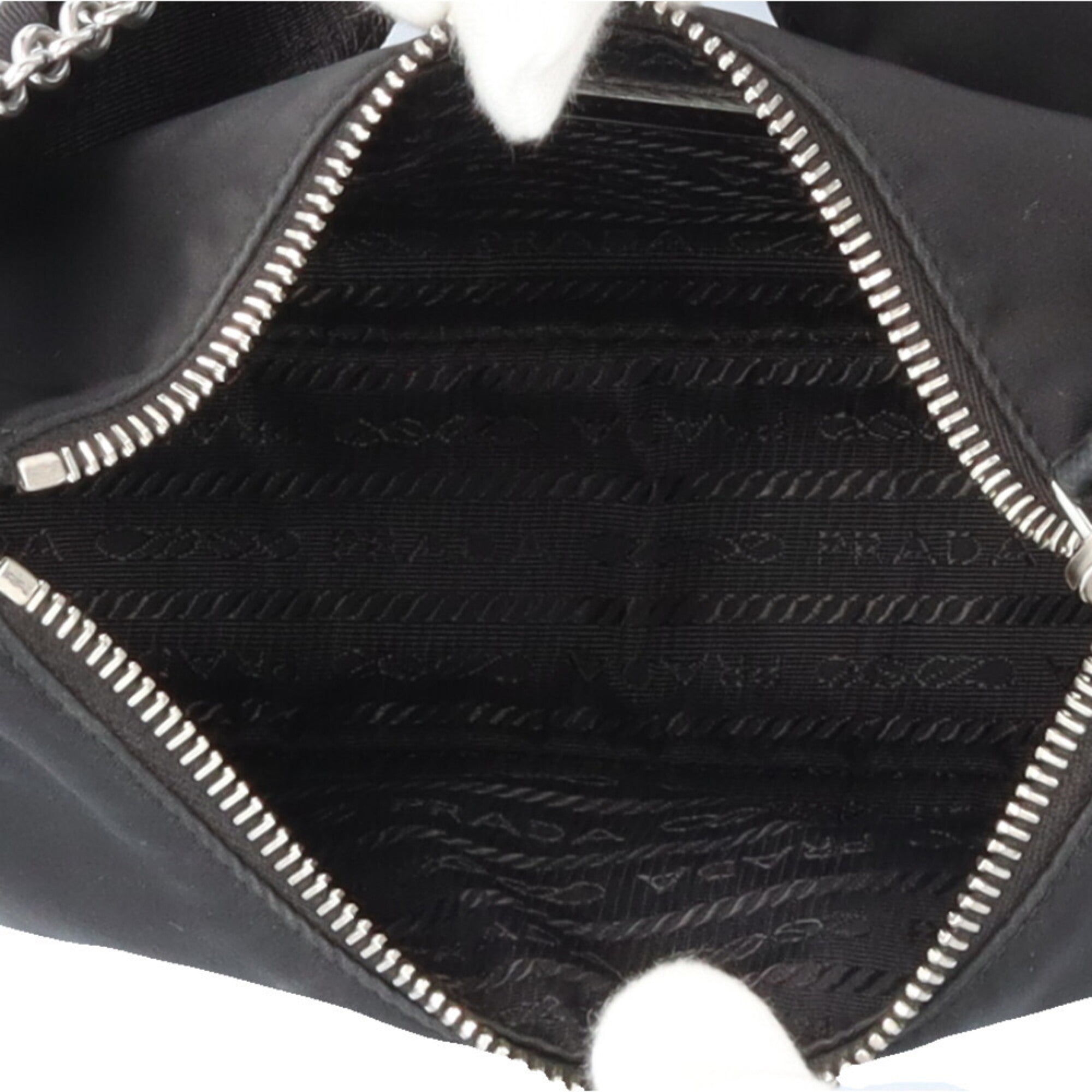 Prada Black Nylon Shoulder Bag (Pre-Owned)